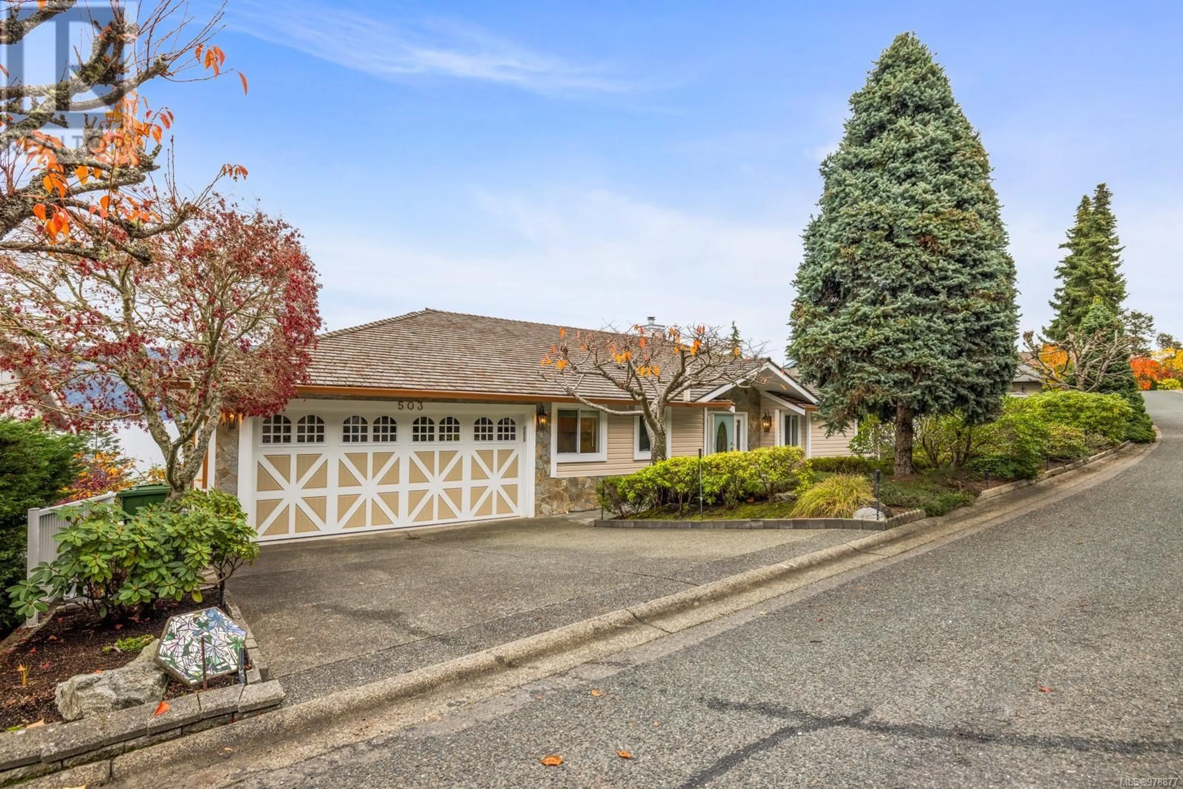 Frontside or backside of a home, the street view for 503 Saltspring View, Cobble Hill British Columbia V8H0K8