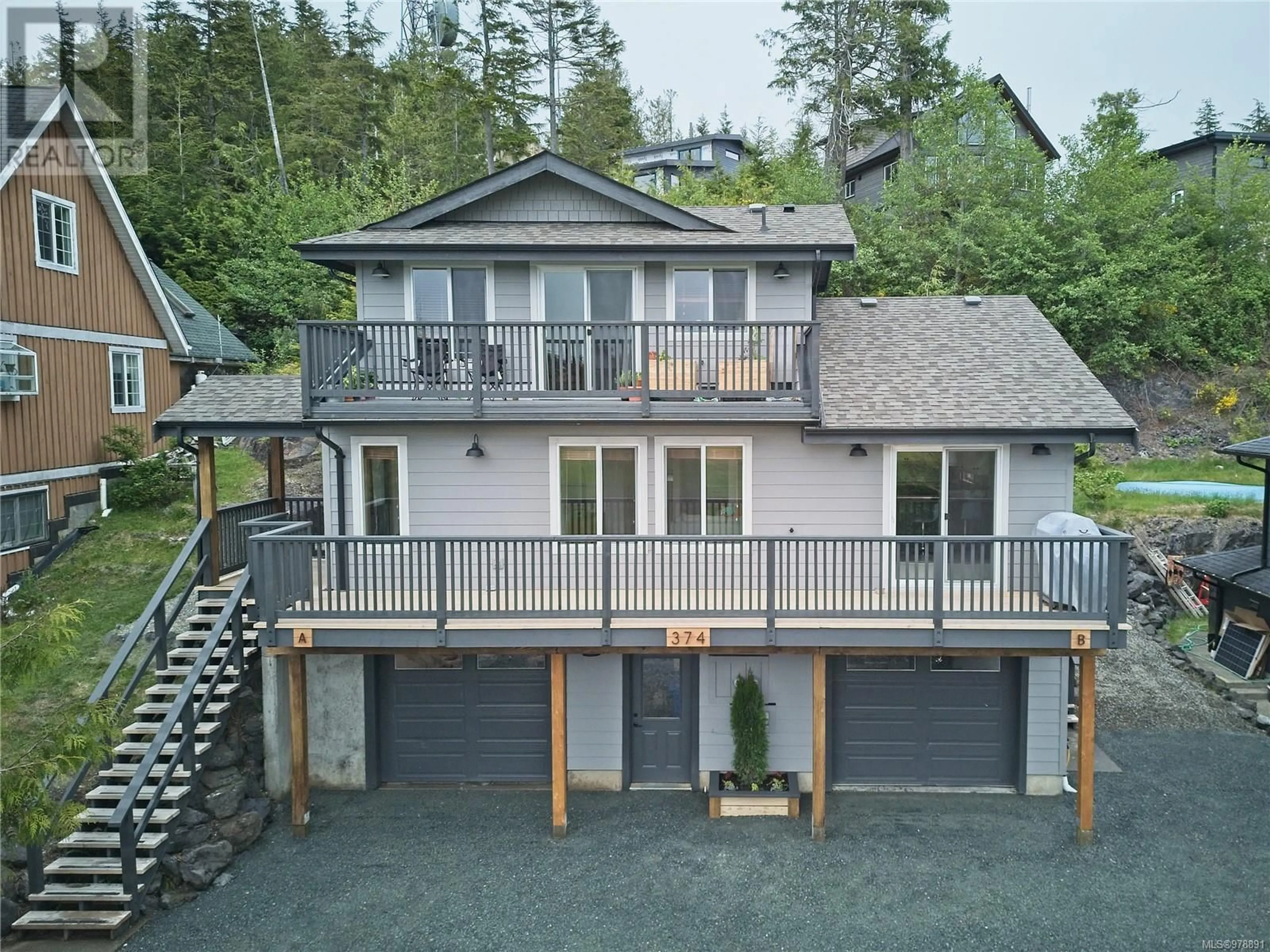 Frontside or backside of a home, cottage for 374 Pacific Cres, Ucluelet British Columbia V0R3A0