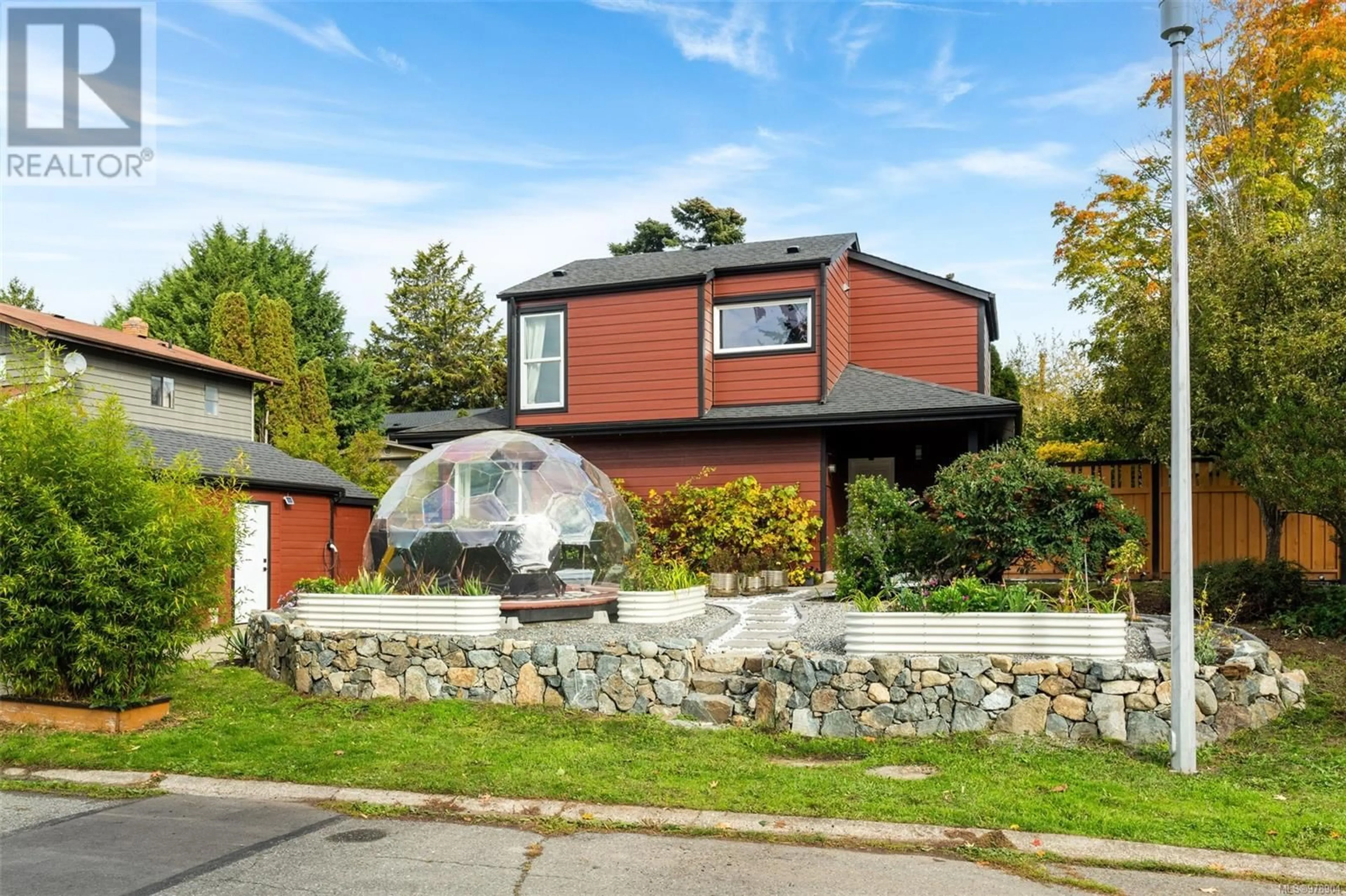 Frontside or backside of a home, cottage for 4030 Daffodil Pl, Saanich British Columbia V8Z6G1