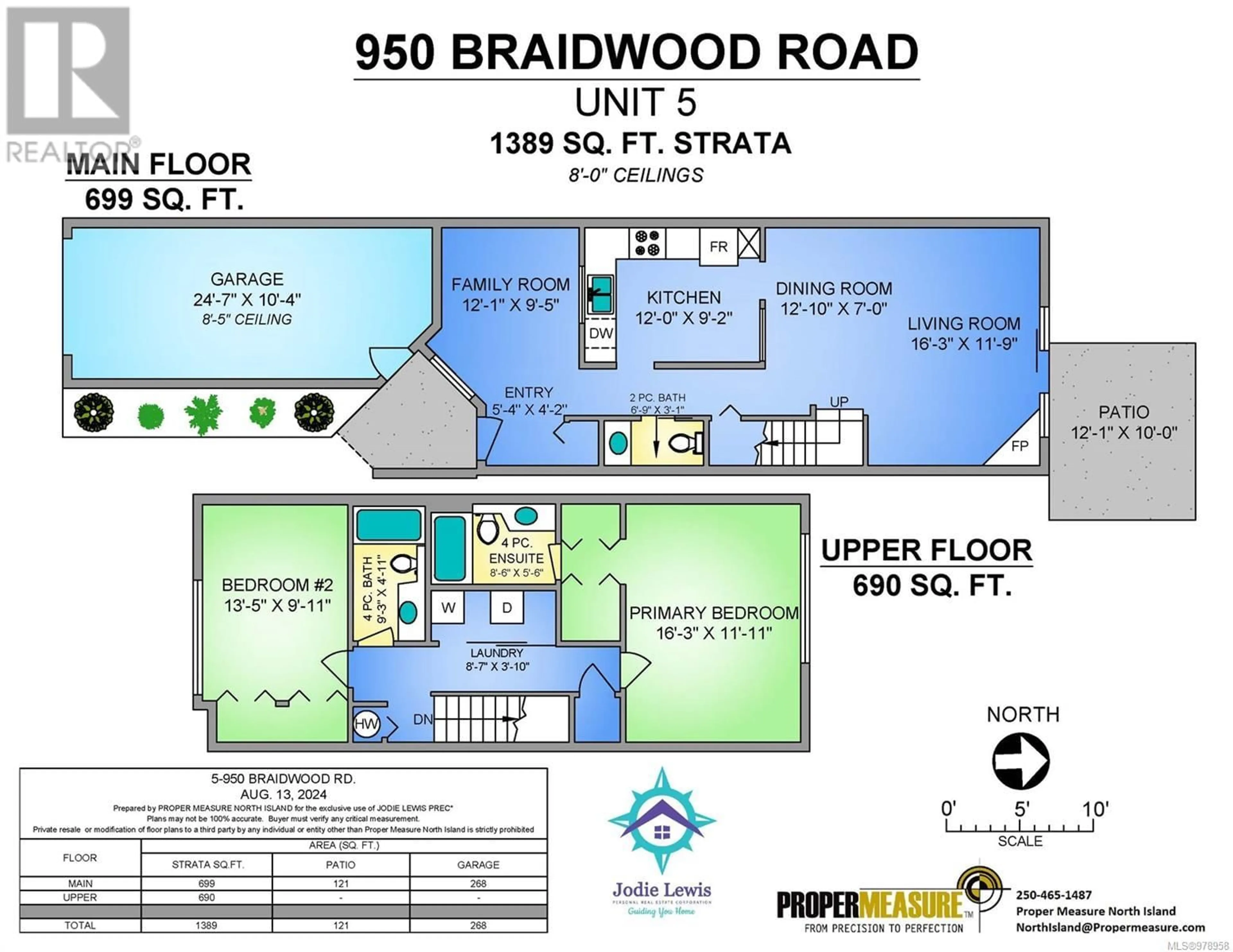 Floor plan for 5 950 Braidwood Rd, Courtenay British Columbia V9N3R9