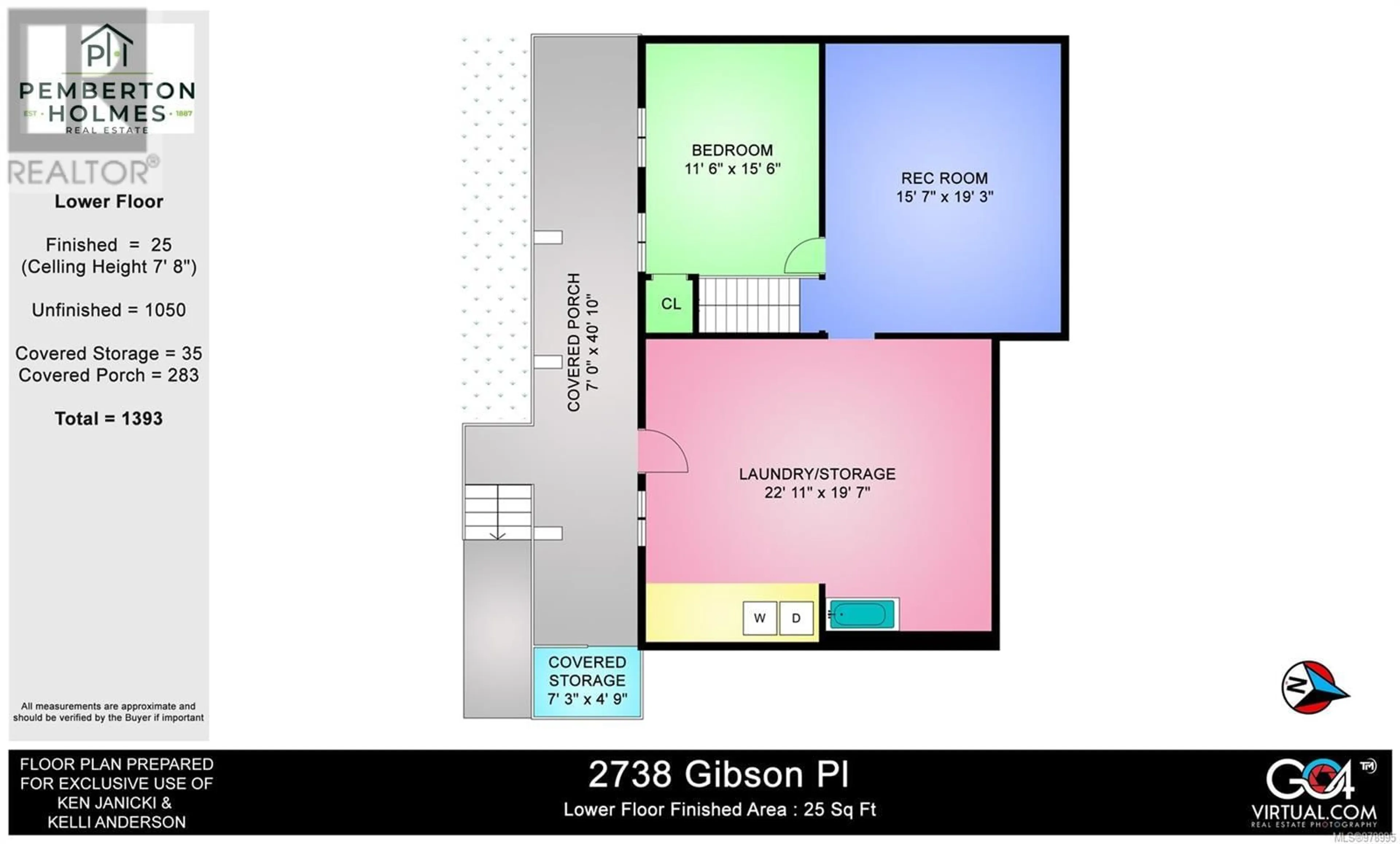 Floor plan for 2738 Gibson Pl, Shawnigan Lake British Columbia V0R2W0