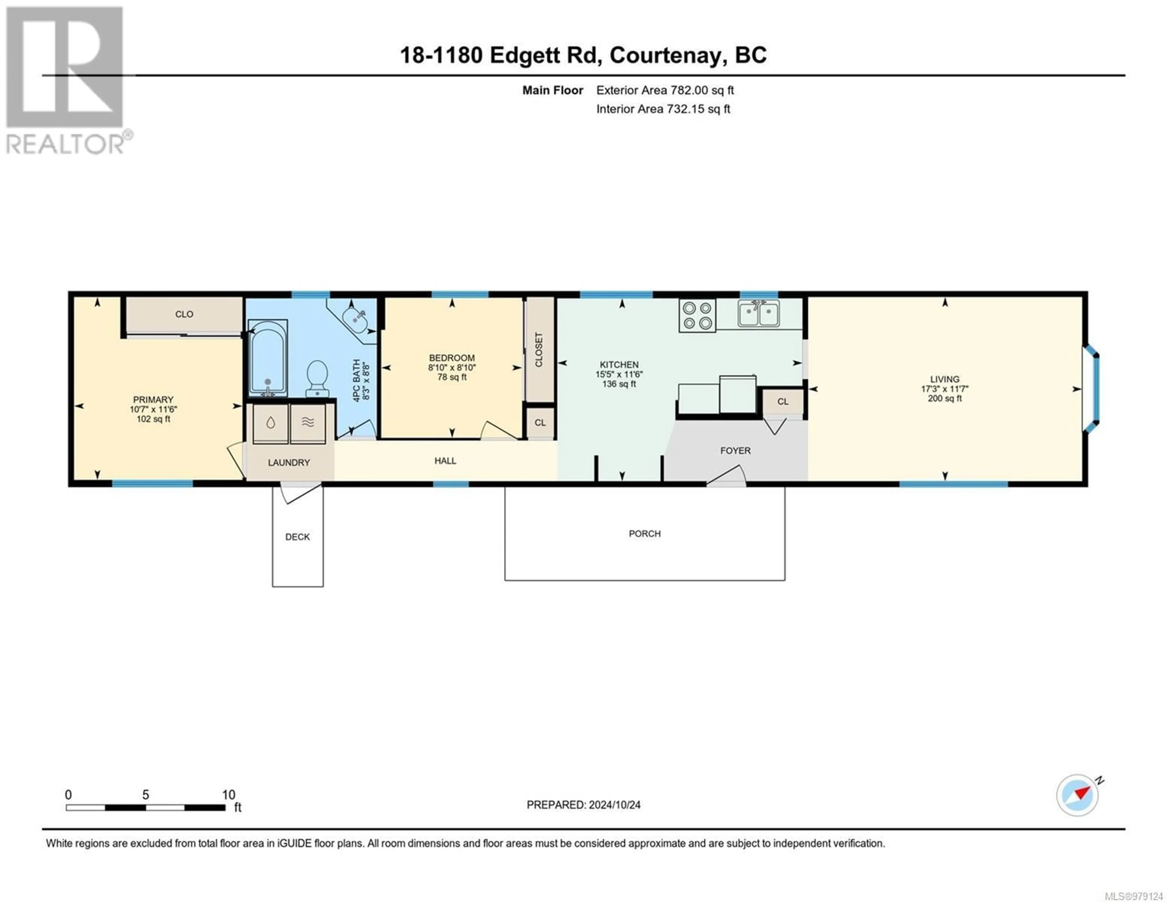 Floor plan for 18 1180 Edgett Rd, Courtenay British Columbia V9N6C7