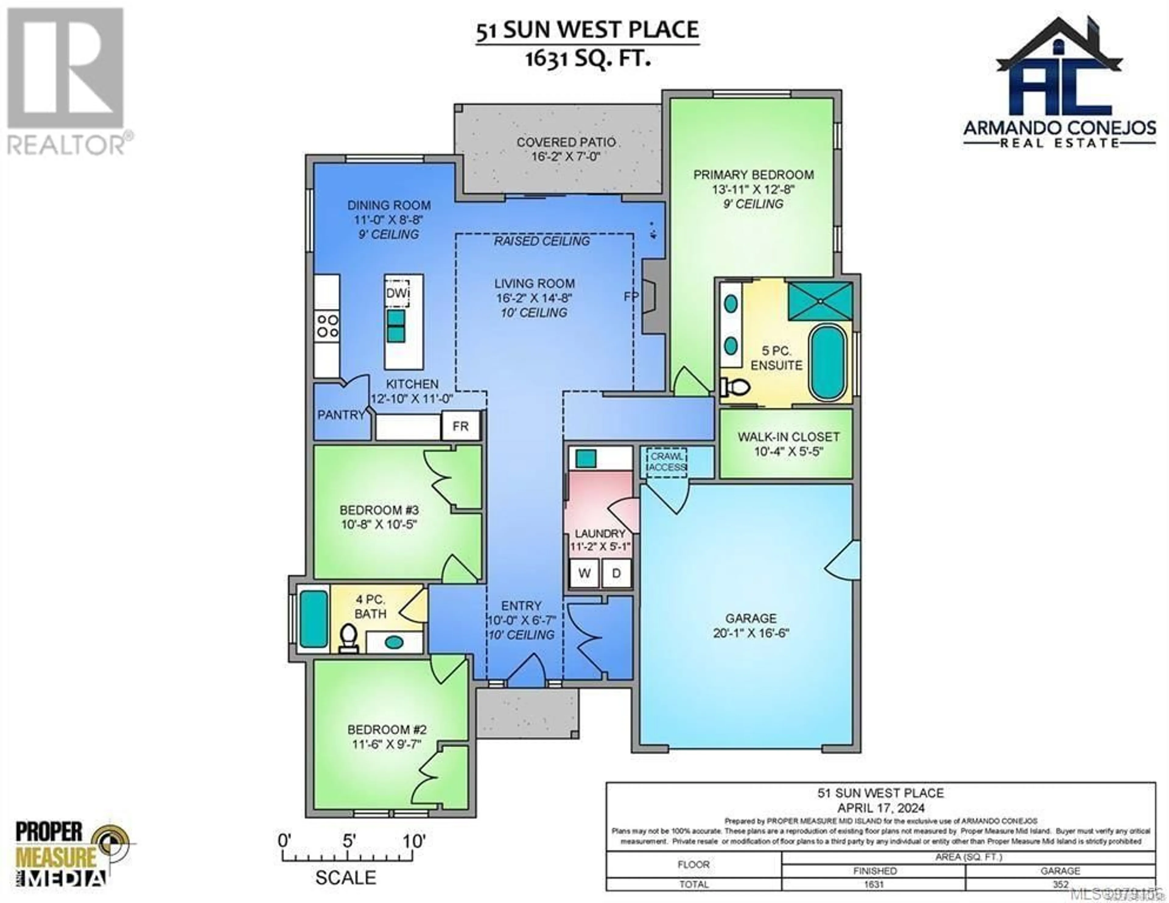 Floor plan for 51 Sun West Pl, Parksville British Columbia V9P2W9