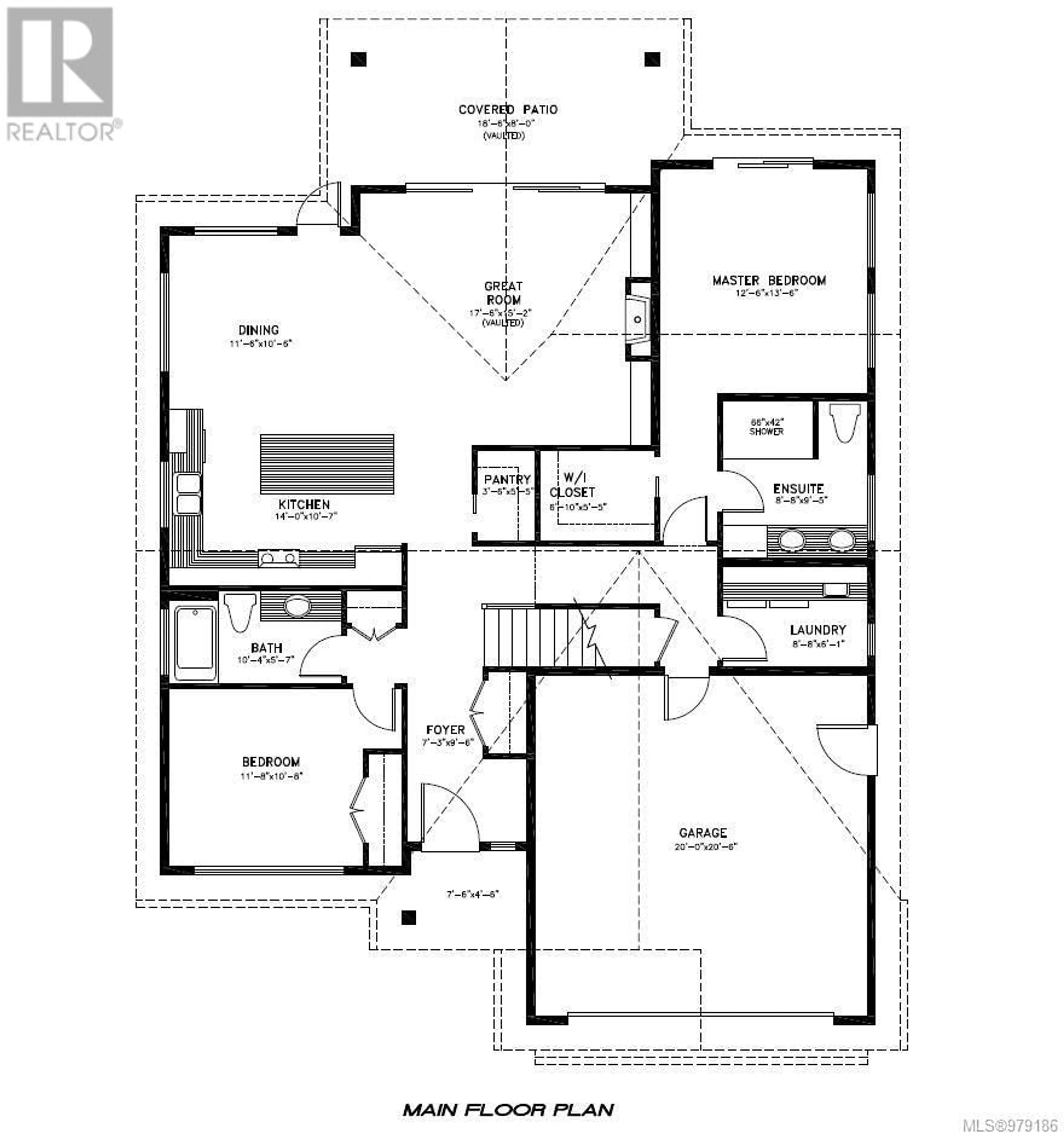 Floor plan for Proposed 327 Wisteria St, Parksville British Columbia V9P1E1