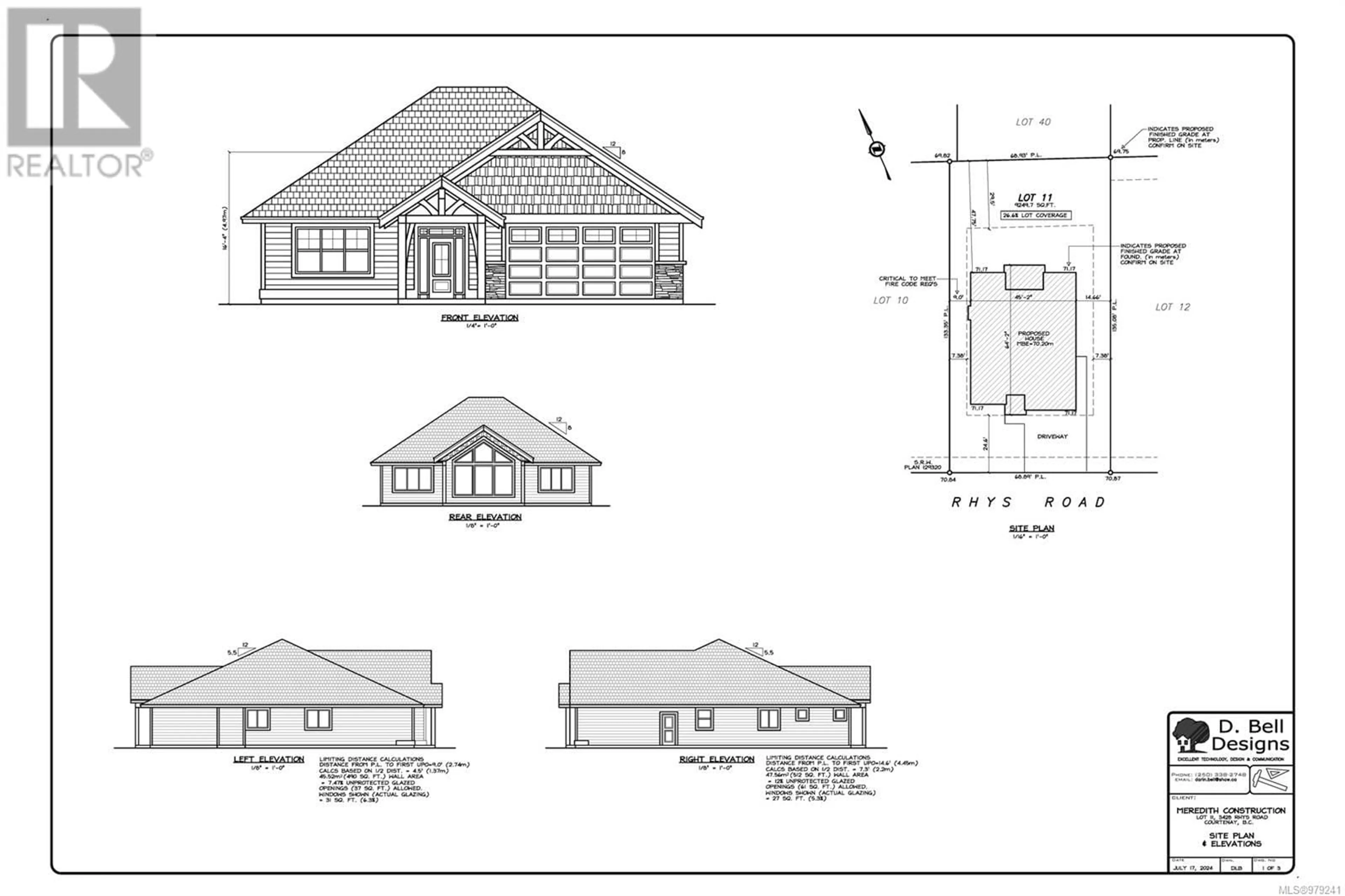 Frontside or backside of a home, cottage for LT11 Rhys Rd, Courtenay British Columbia V9N7G3