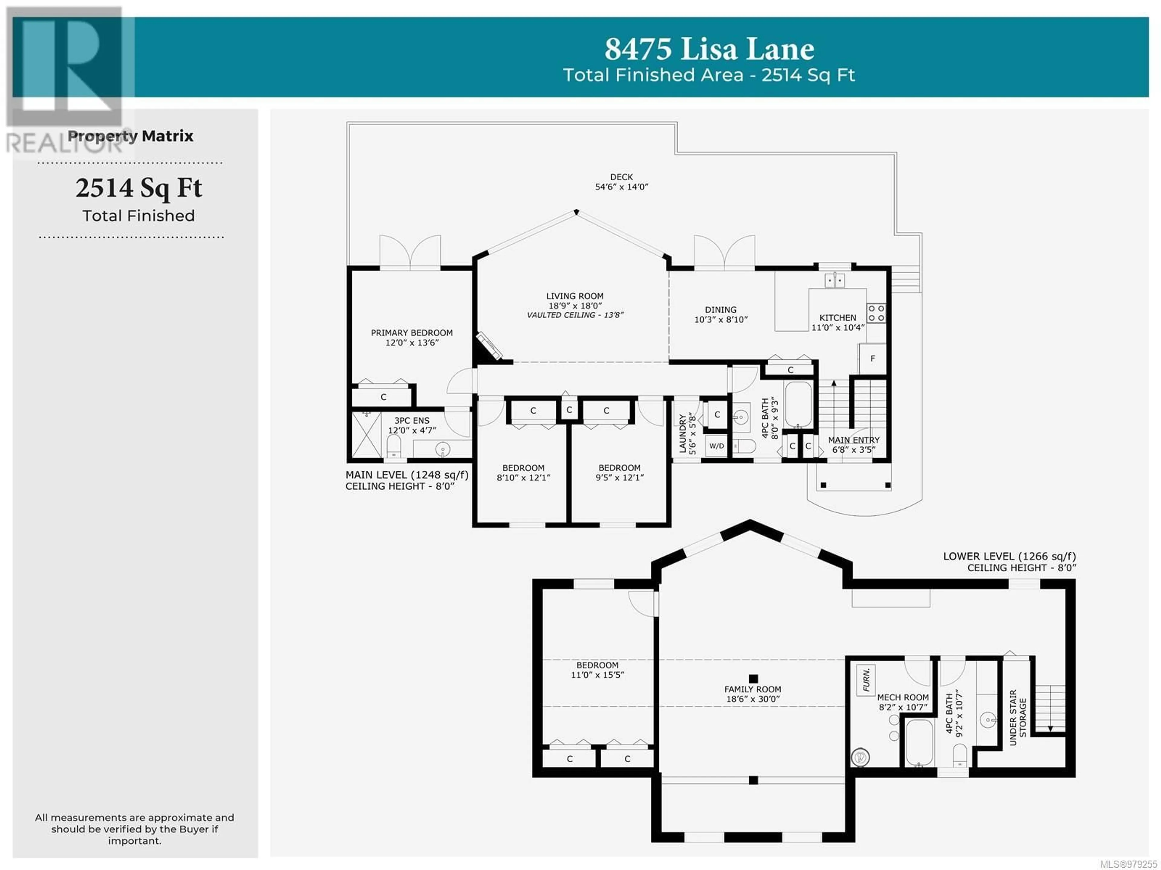 Floor plan for 8475 Lisa Lane, Lantzville British Columbia V0R2H0