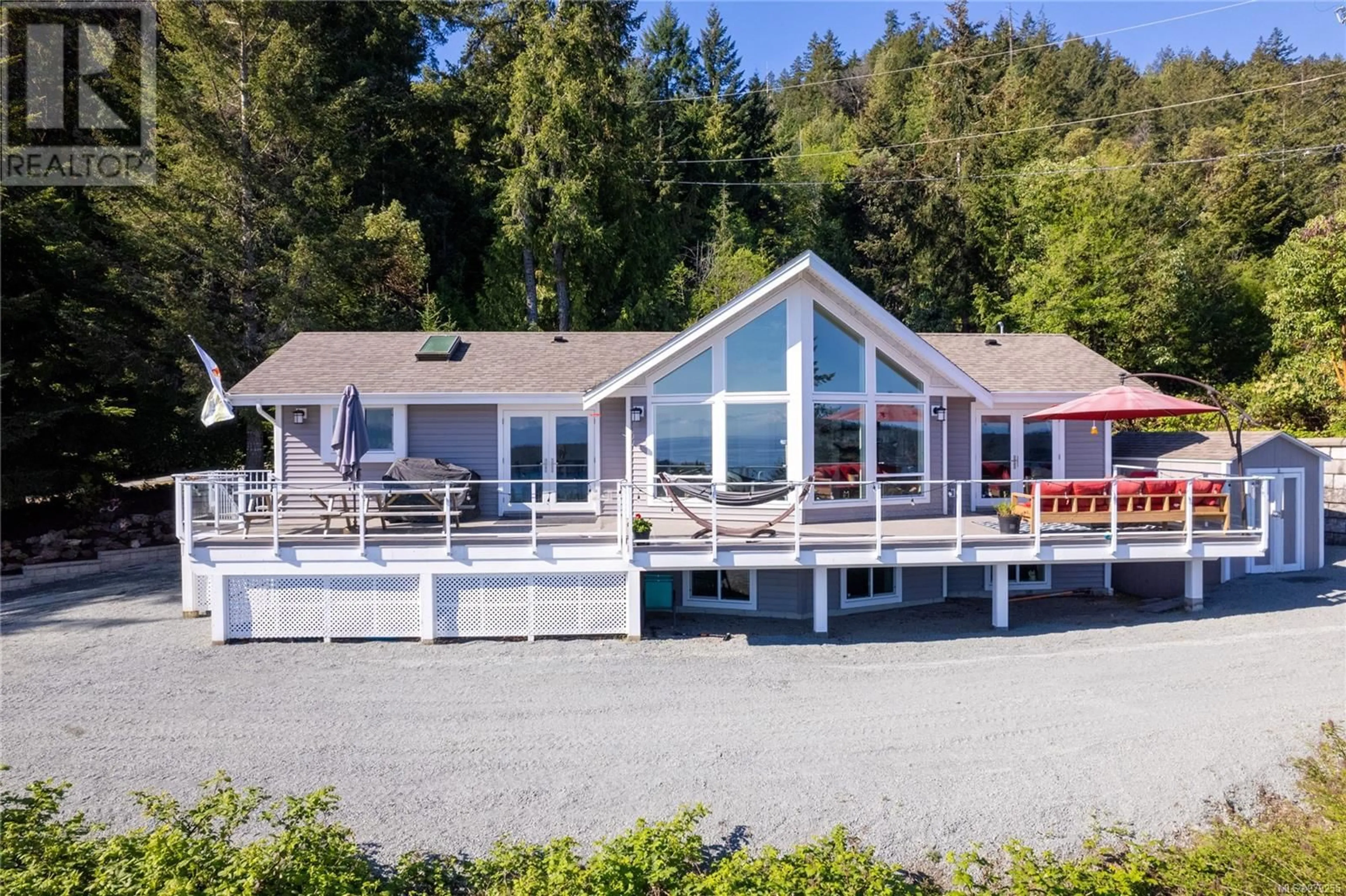 Frontside or backside of a home, cottage for 8475 Lisa Lane, Lantzville British Columbia V0R2H0