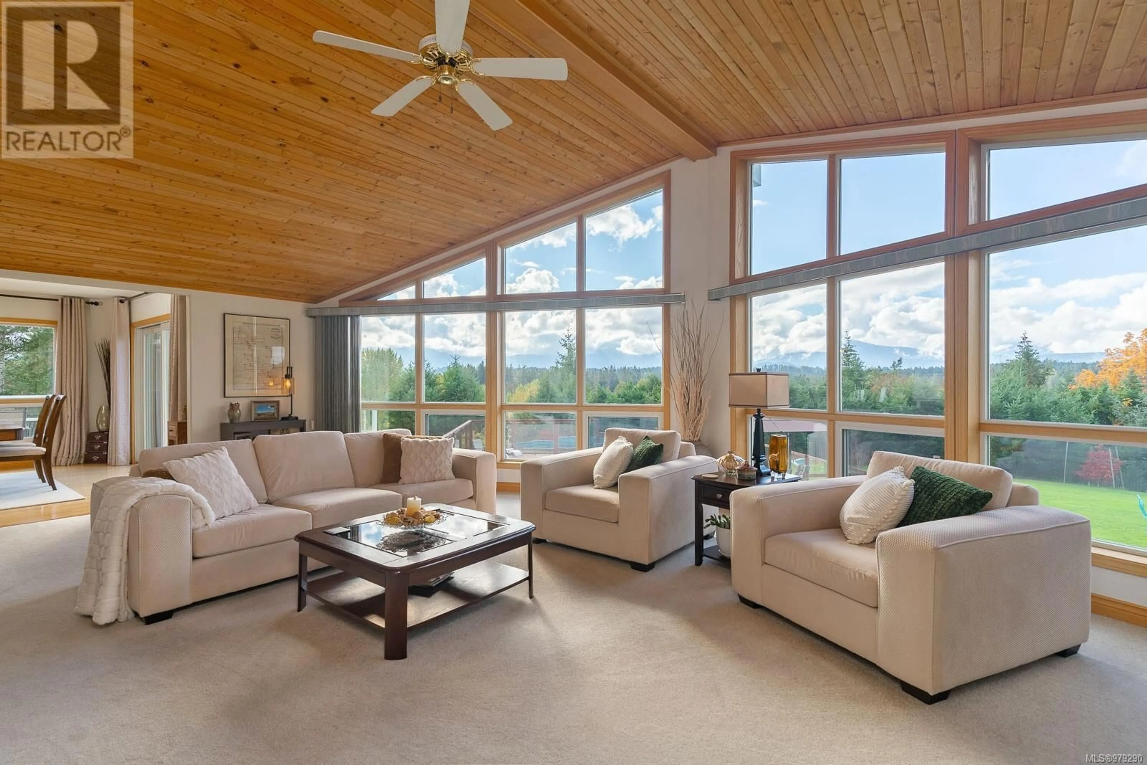 Living room, wood floors for 7565 Davenport Rd, Port Alberni British Columbia V9Y8M5