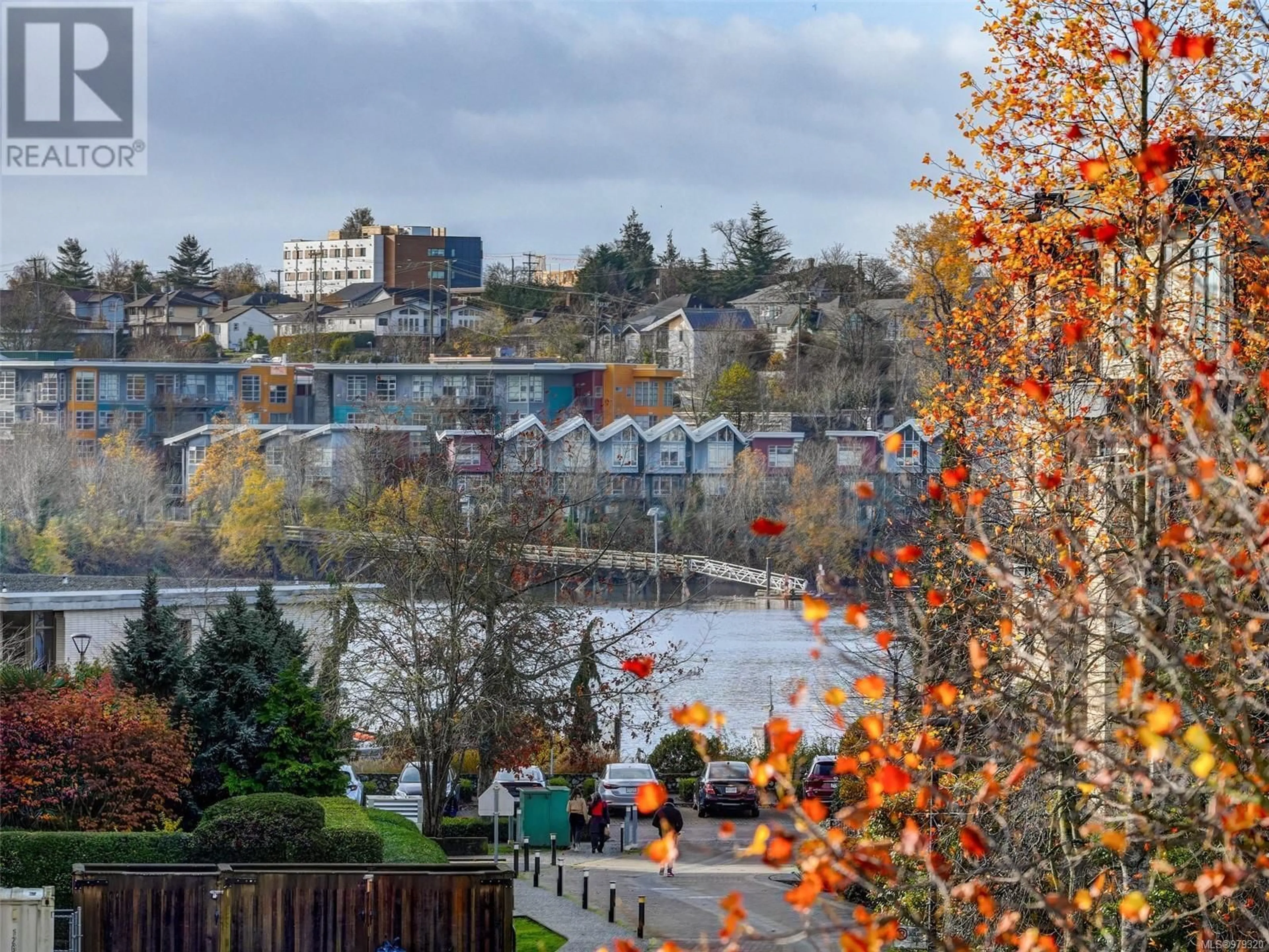 A pic from exterior of the house or condo, the view of lake or river for 307 380 Waterfront Cres, Victoria British Columbia V8X4M9