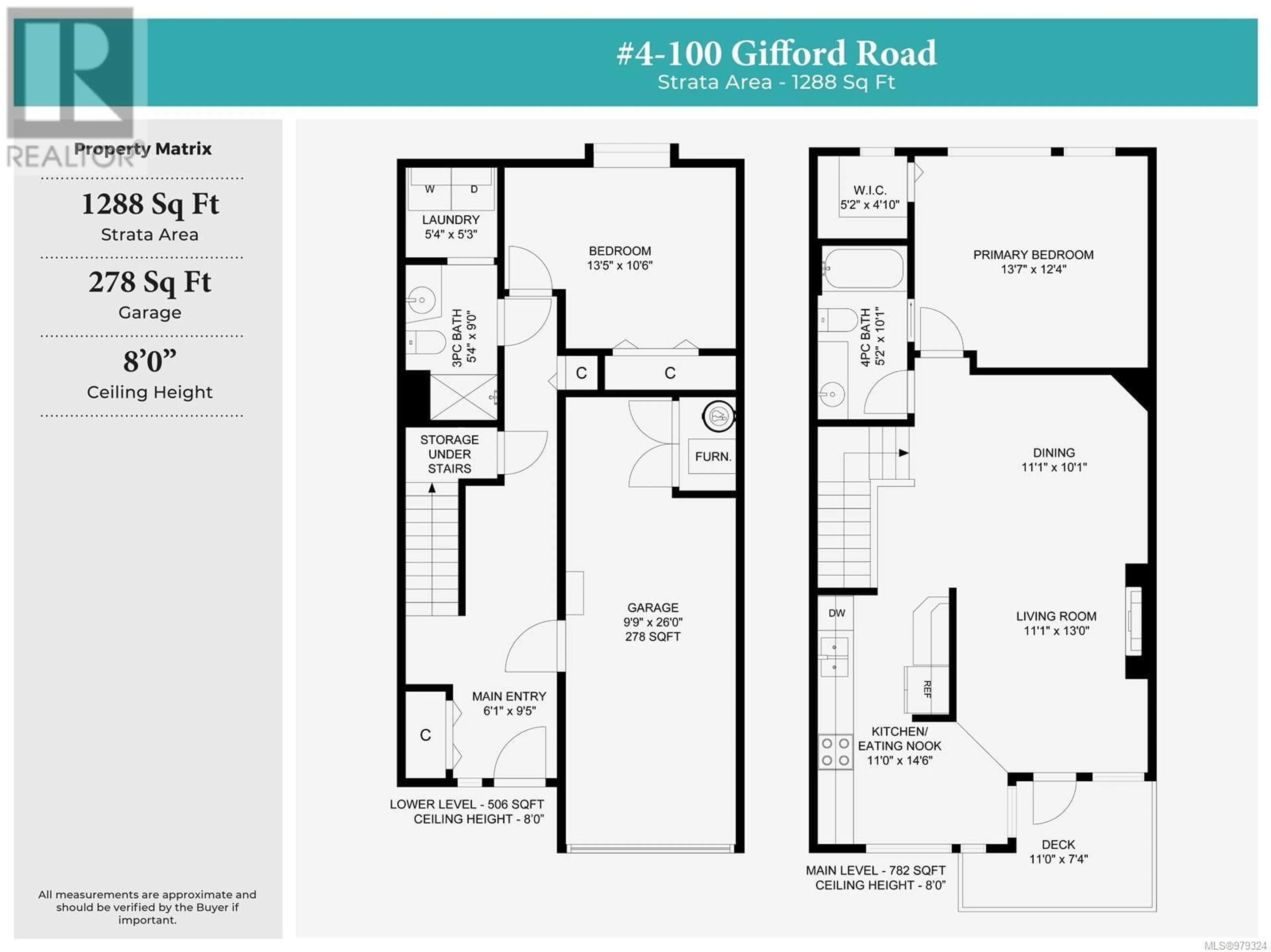 Floor plan for 4 100 Gifford Rd, Ladysmith British Columbia V9G1B2