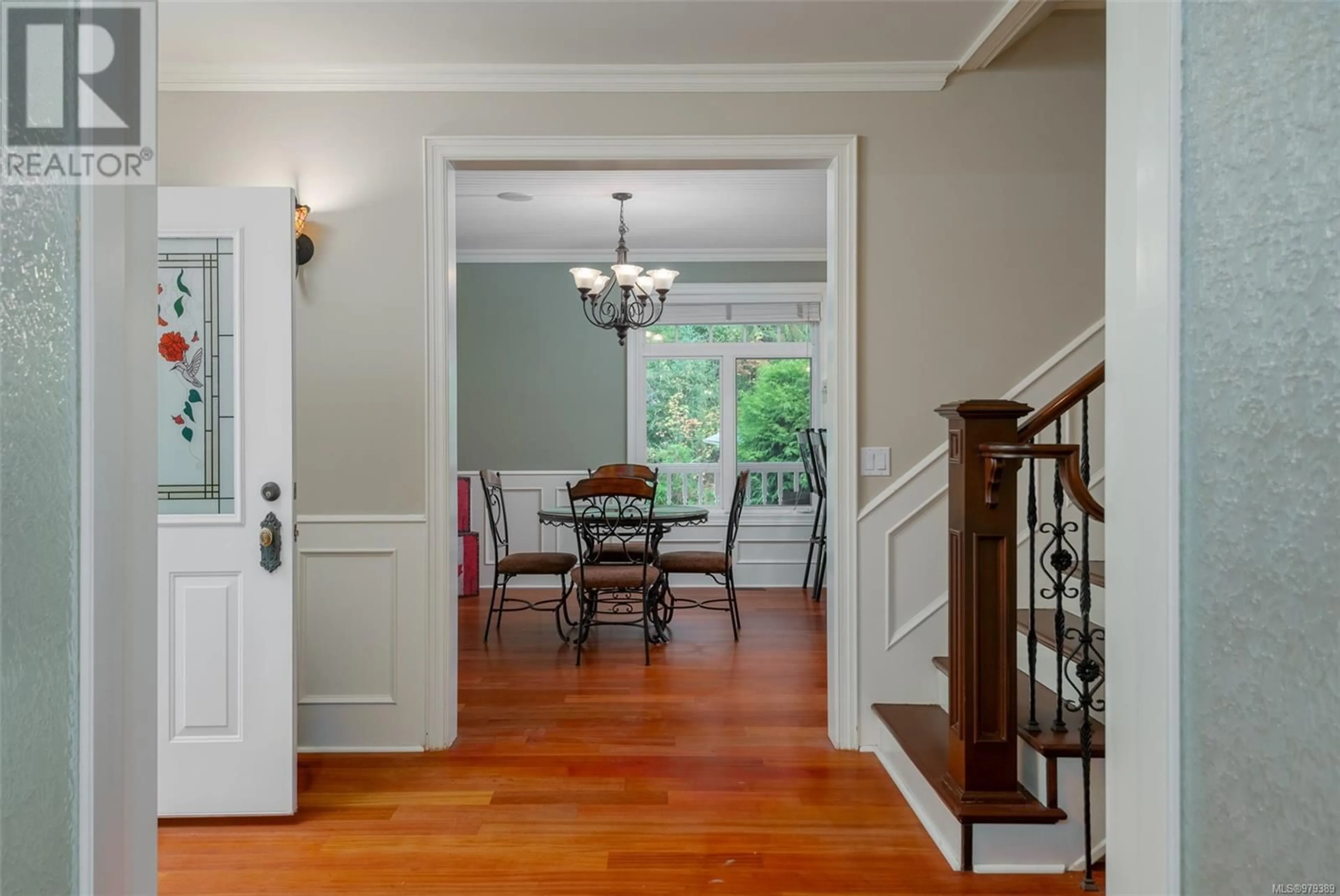 Indoor foyer, wood floors for 1920 Fisher Rd, Errington British Columbia V0R1V0