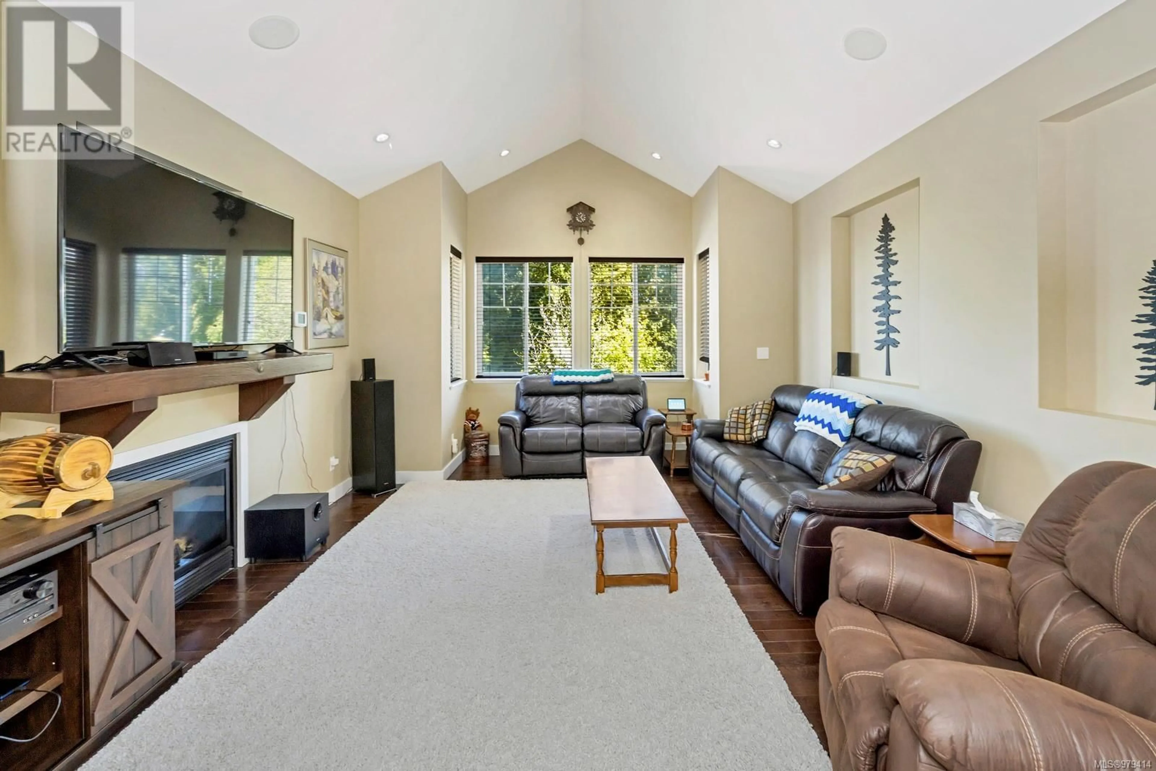 Living room, wood floors for 1153 Deerview Pl, Langford British Columbia V9B0B3