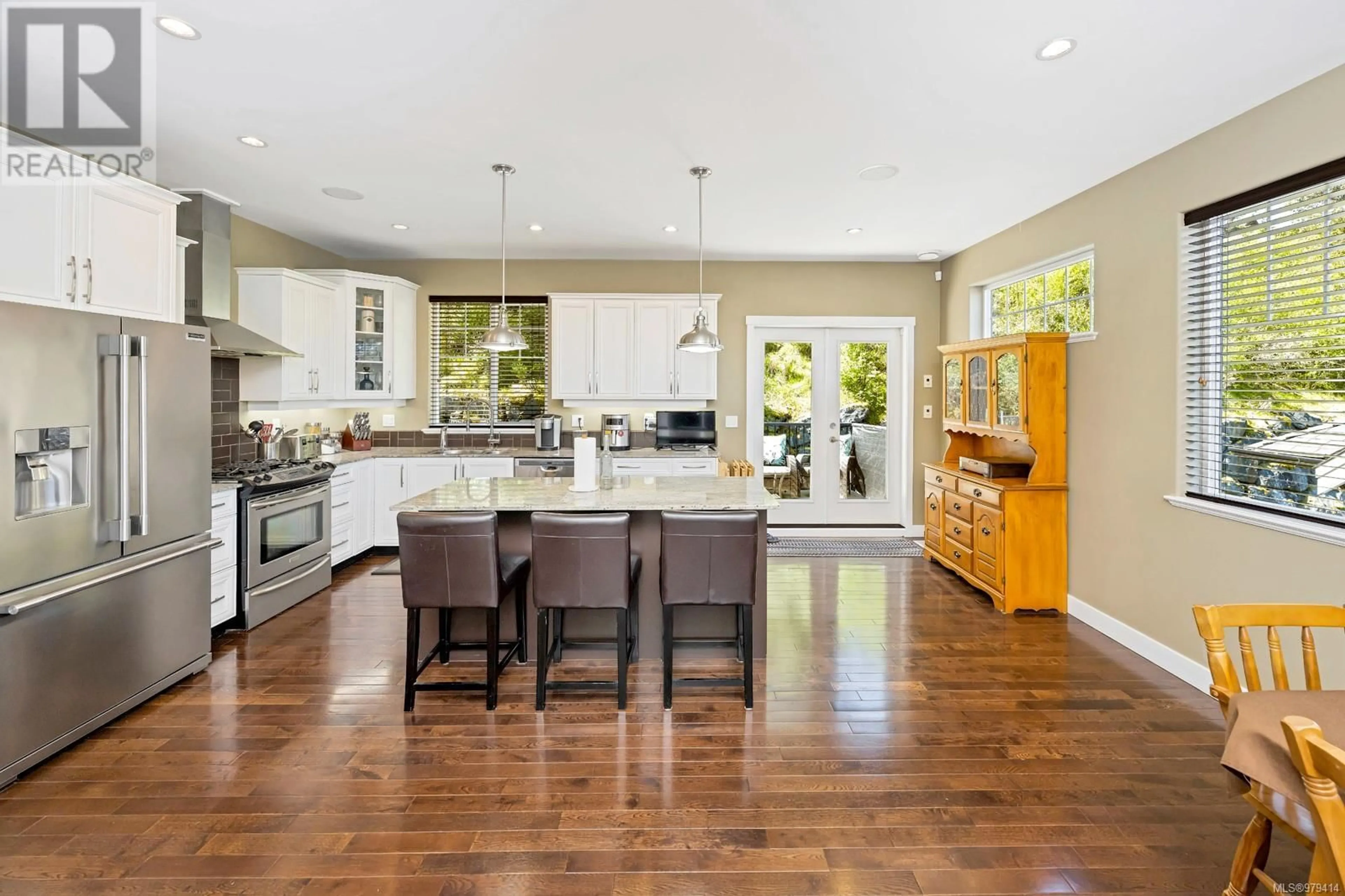 Open concept kitchen for 1153 Deerview Pl, Langford British Columbia V9B0B3