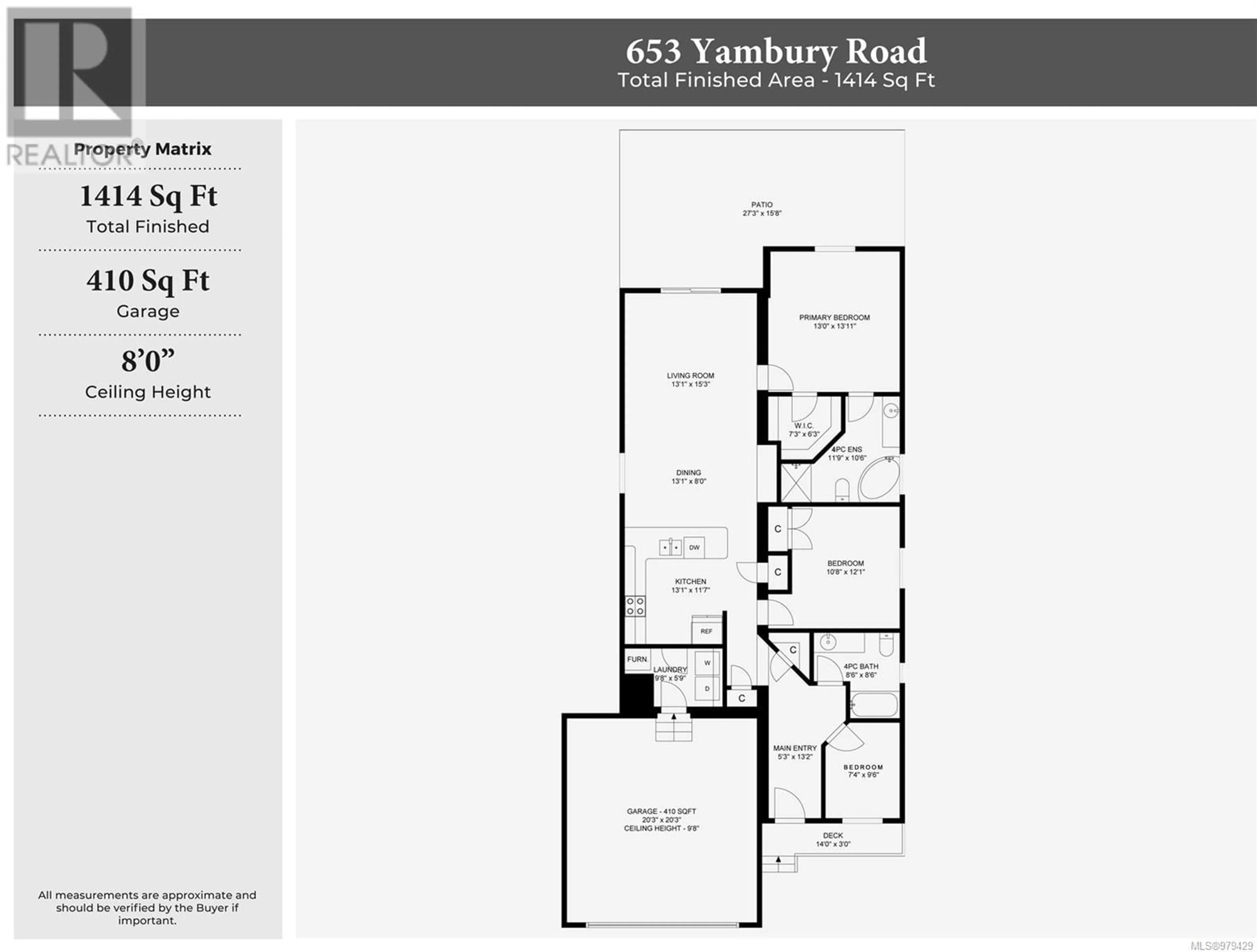 Floor plan for 653 Yambury Rd, Qualicum Beach British Columbia V9K1C5