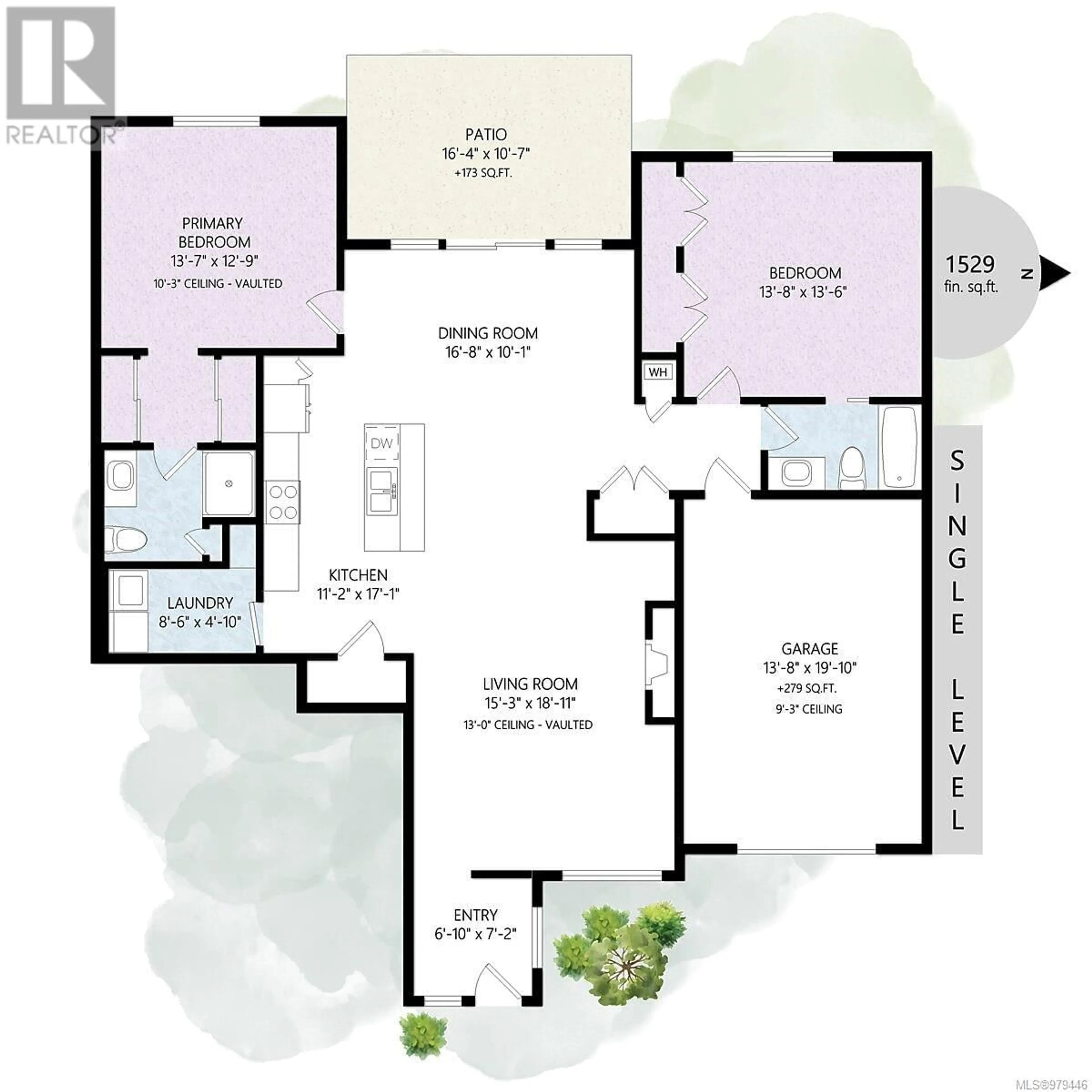 Floor plan for 14 220 McVickers St, Parksville British Columbia V9P0B4