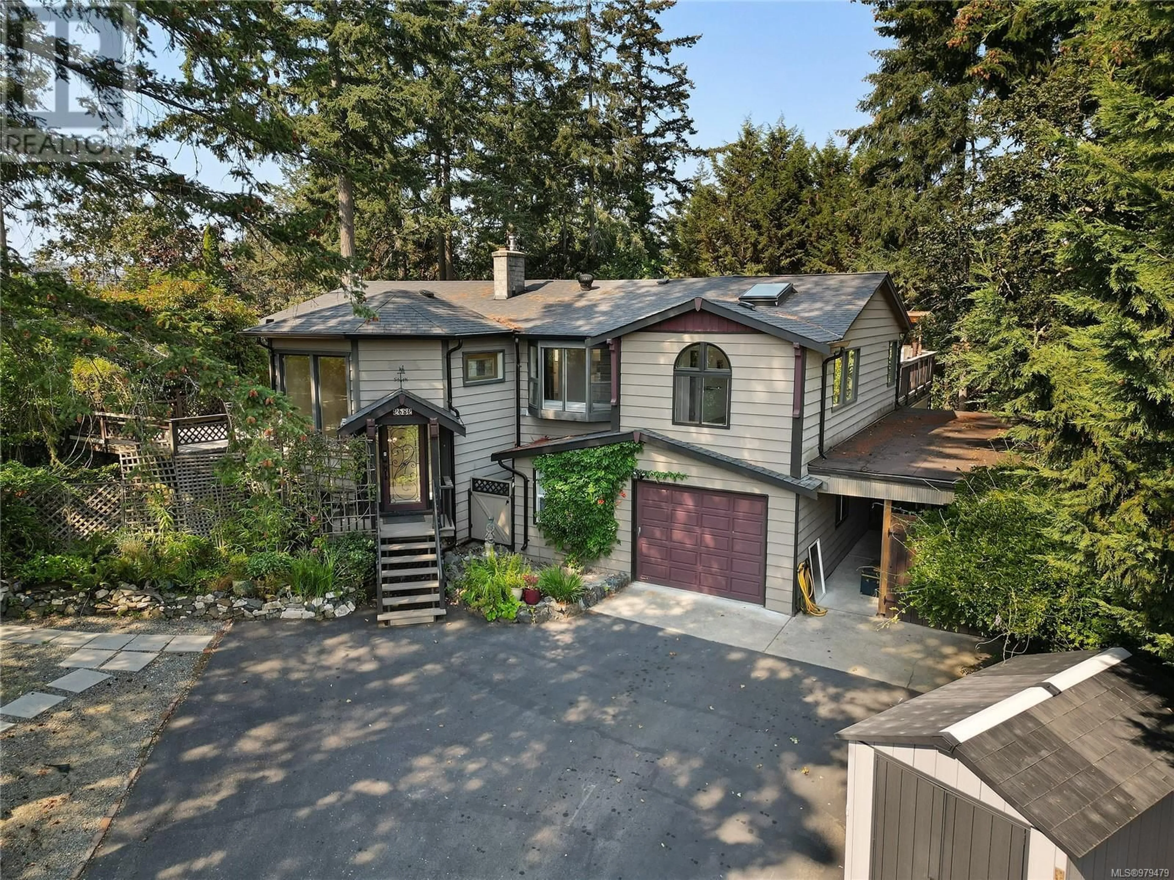 Frontside or backside of a home, cottage for 2582 Rainville Rd, Langford British Columbia V9B3N1