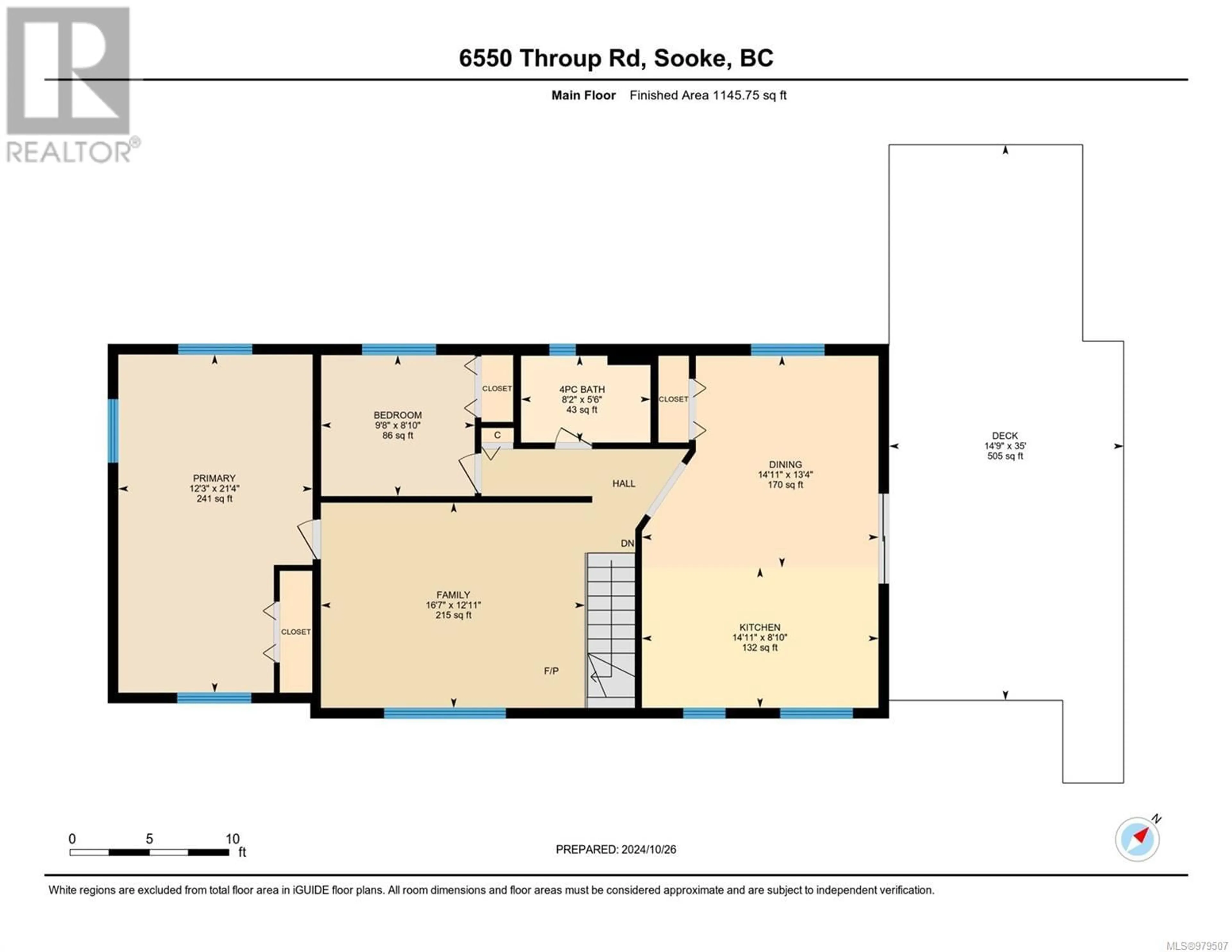 Floor plan for 6550 Throup Rd, Sooke British Columbia V9Z0W6