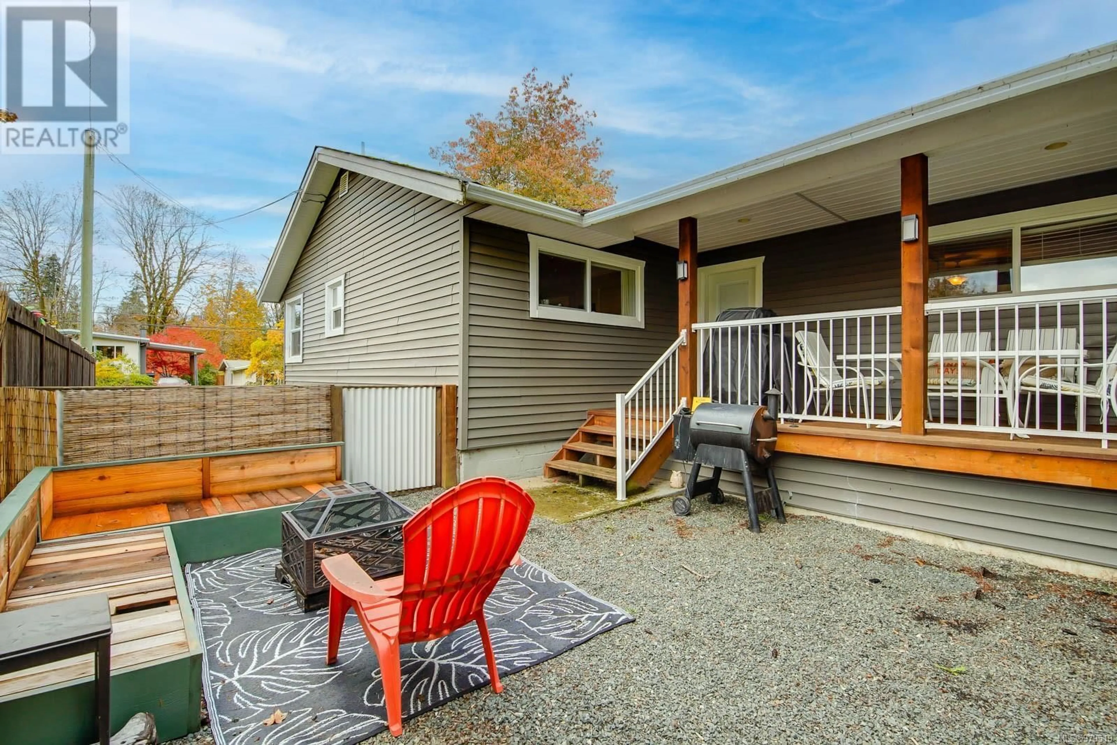 Patio, the fenced backyard for 5155 Compton Rd, Port Alberni British Columbia V9Y7B5