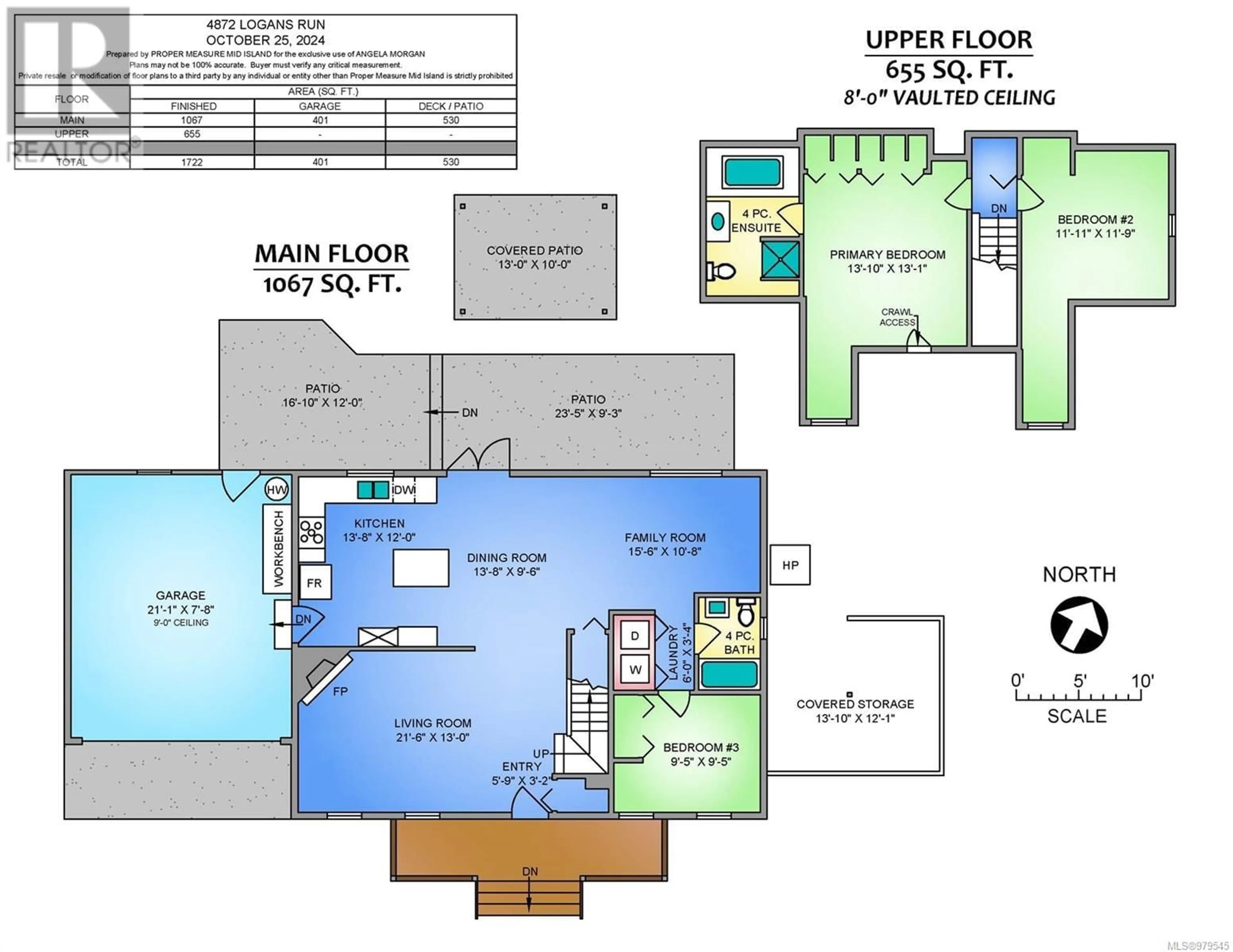 Floor plan for 4872 Logan's Run, Nanaimo British Columbia V9V1N8