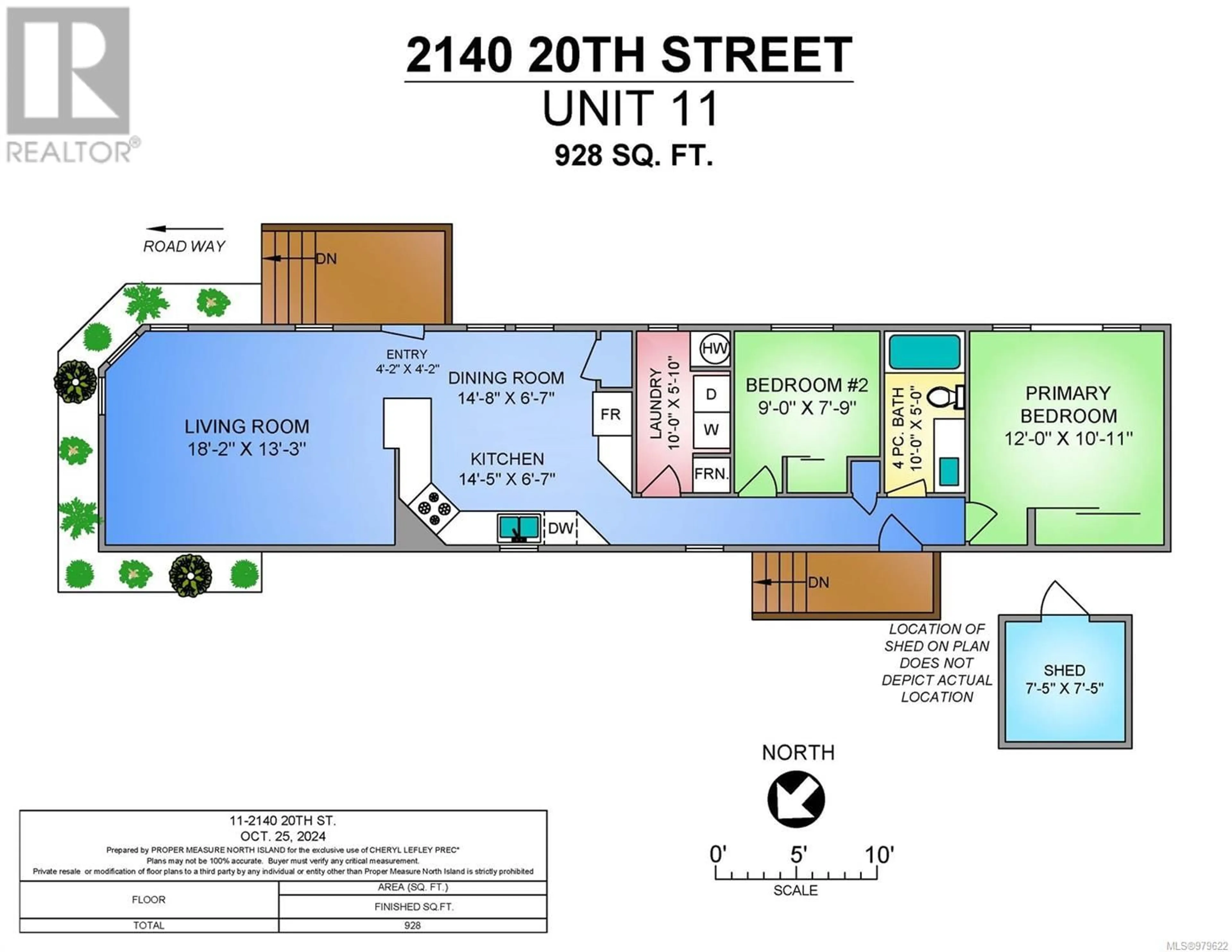 Floor plan for 11 2140 20th St, Courtenay British Columbia V9N2G6