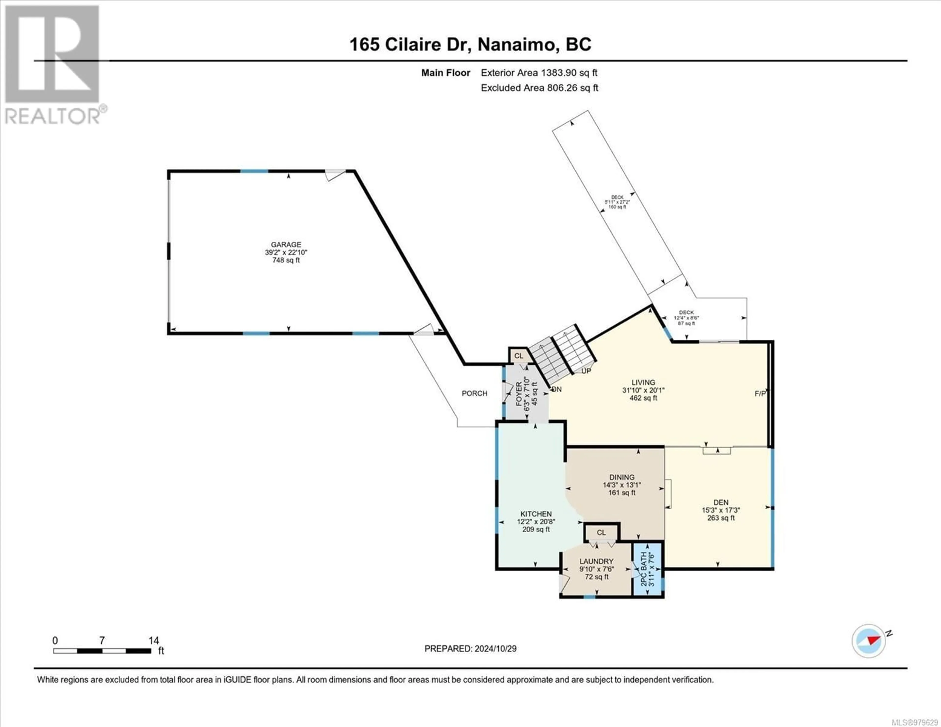 Floor plan for 165 Cilaire Dr, Nanaimo British Columbia V9S3E2