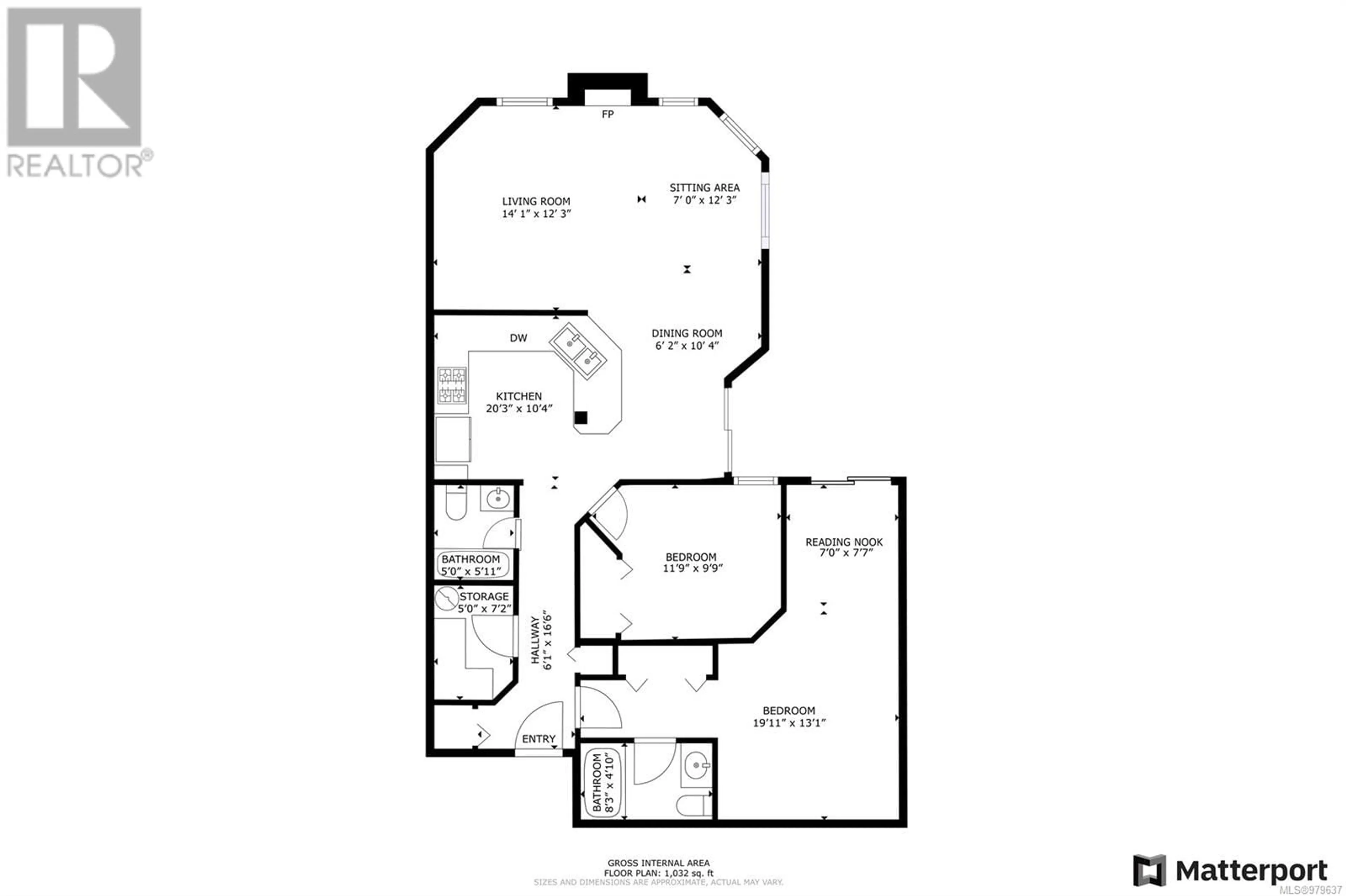 Floor plan for 302A 650 Island Hwy S, Campbell River British Columbia V9W1A6