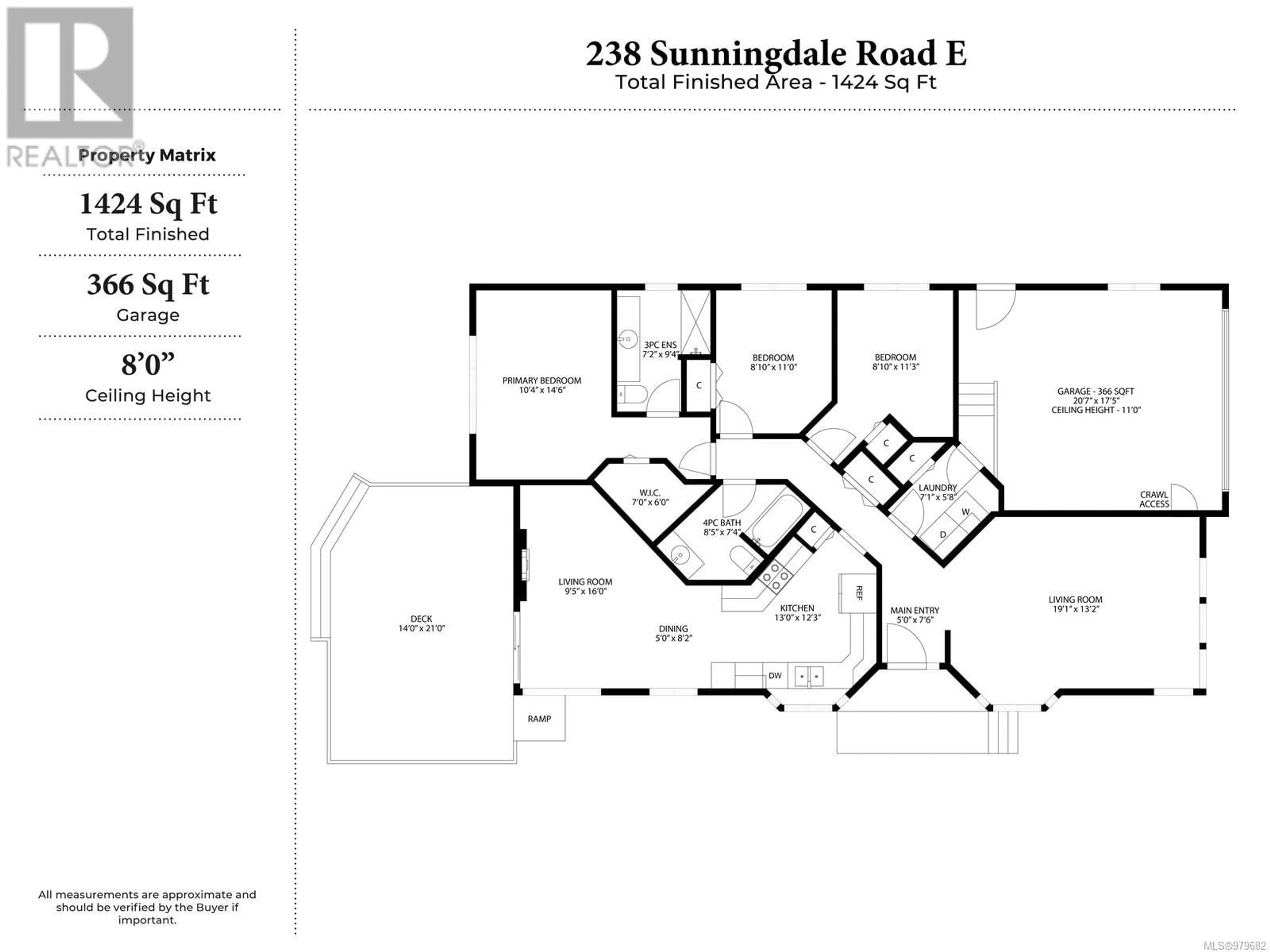 Floor plan for 238 Sunningdale Rd, Qualicum Beach British Columbia V9K1L3