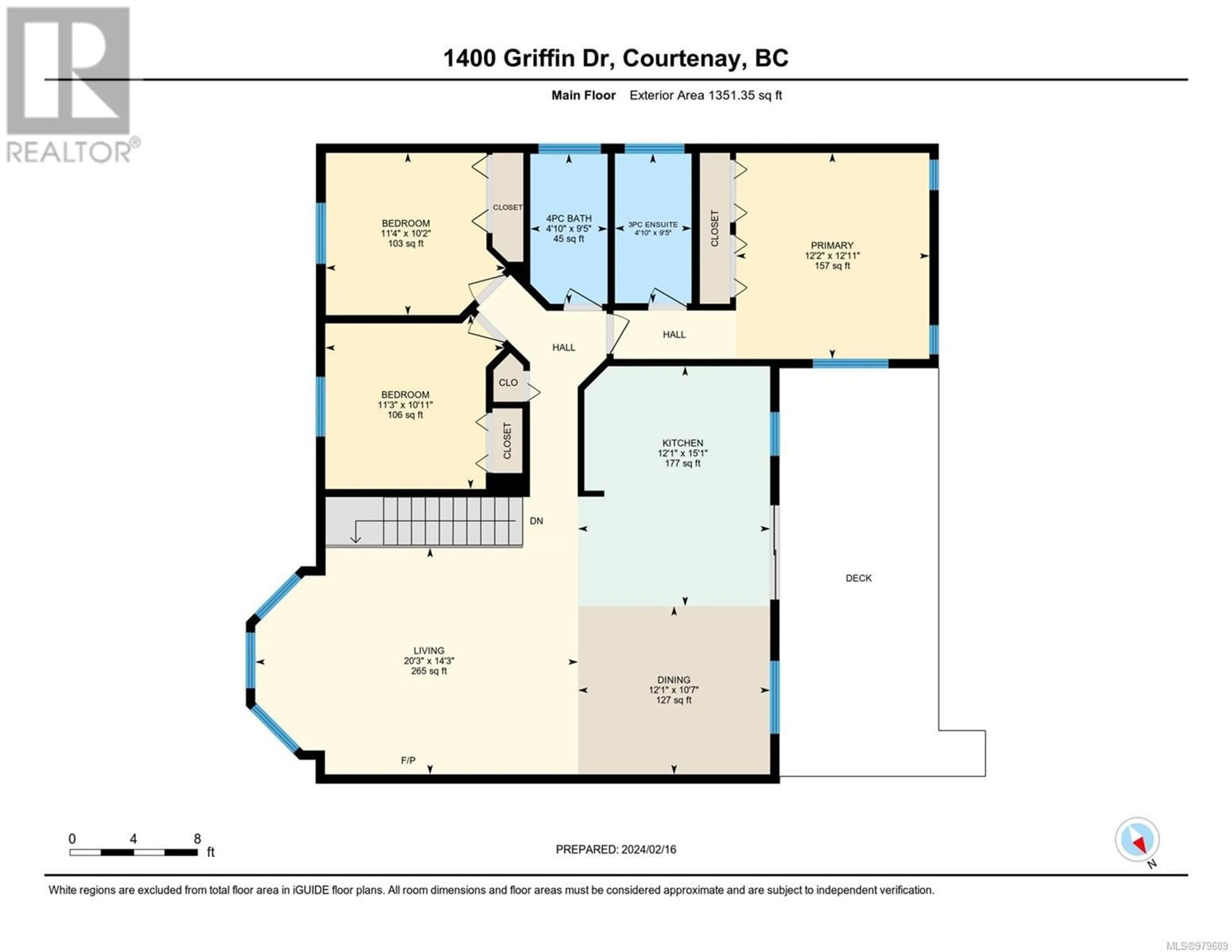 Floor plan for 1400 Griffin Dr, Courtenay British Columbia V9N8M6