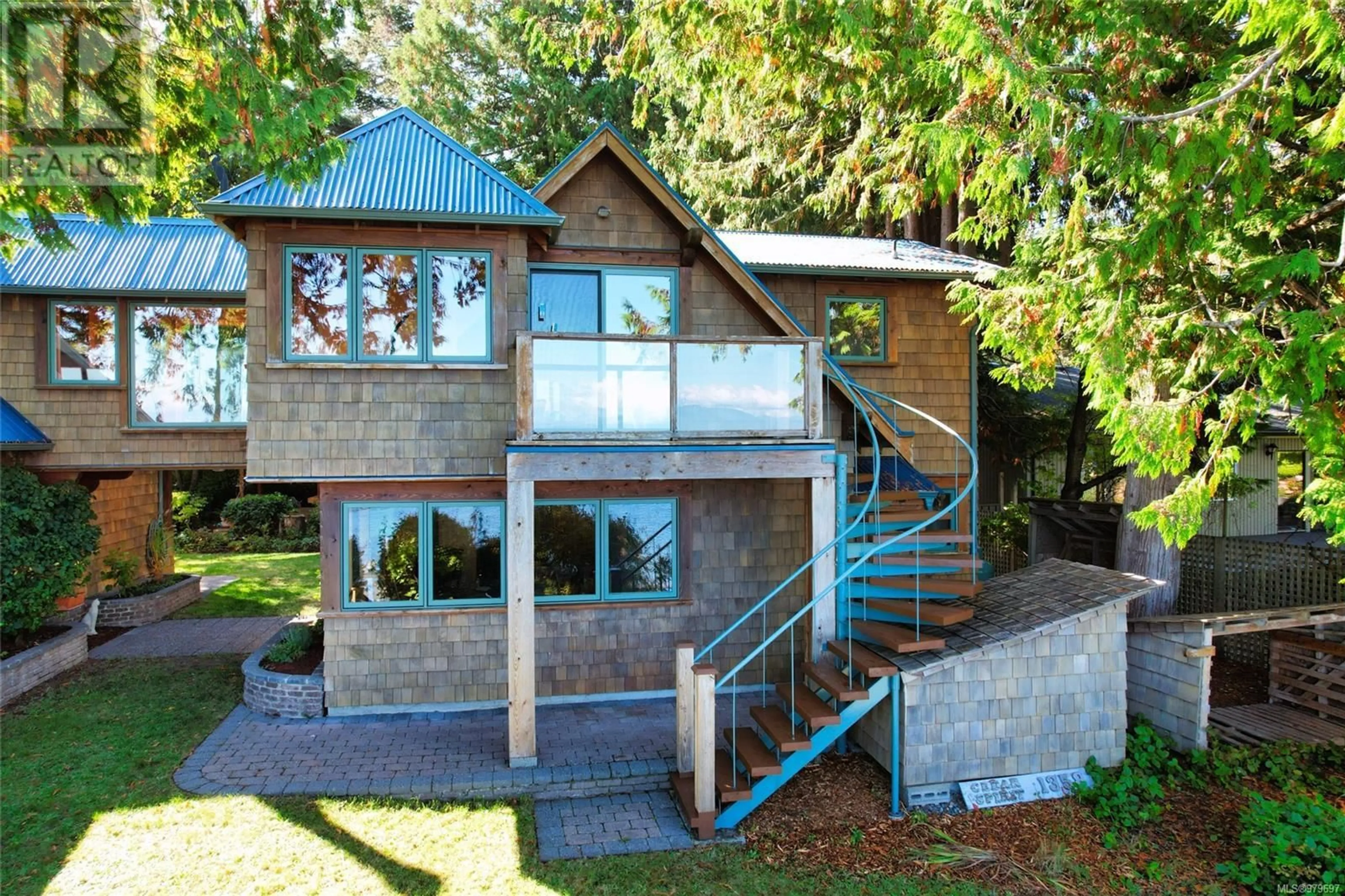 Frontside or backside of a home, cottage for 1358 Sea Lovers Lane, Gabriola Island British Columbia V0R1X5