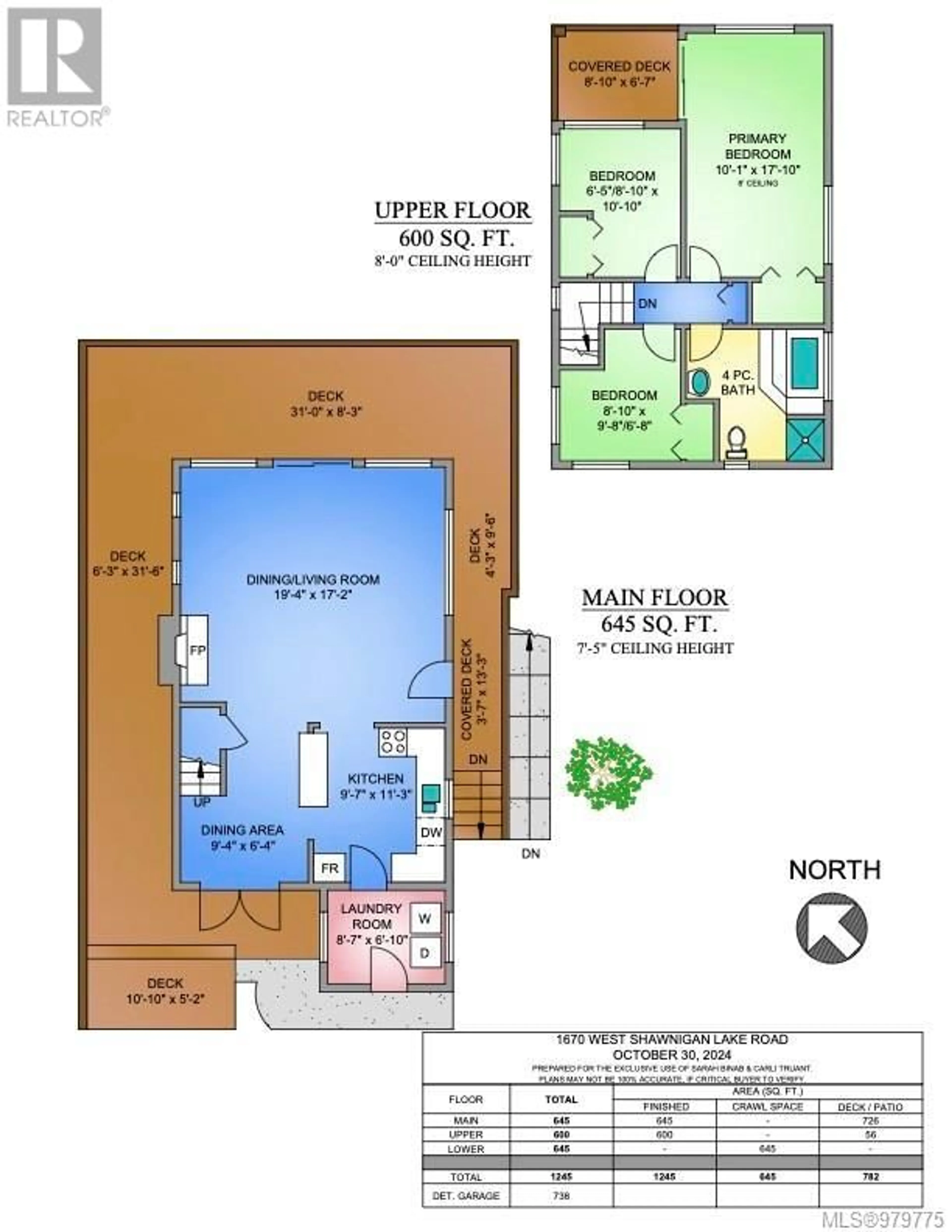 Floor plan for 1670 West Shawnigan Lake Rd, Shawnigan Lake British Columbia V0R2W0