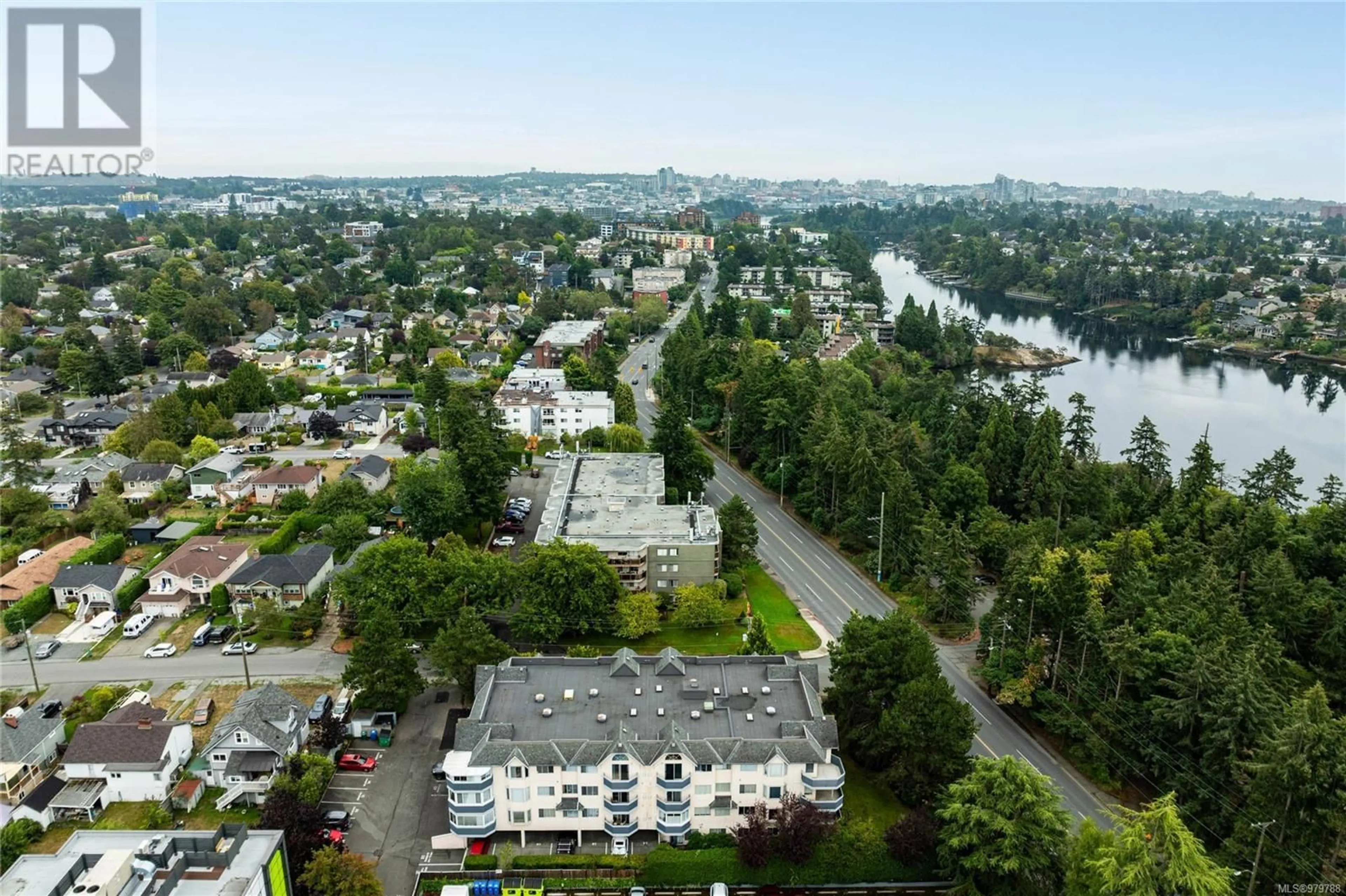 A pic from exterior of the house or condo, the view of lake or river for 307 2900 Orillia St, Saanich British Columbia V9A1Y5