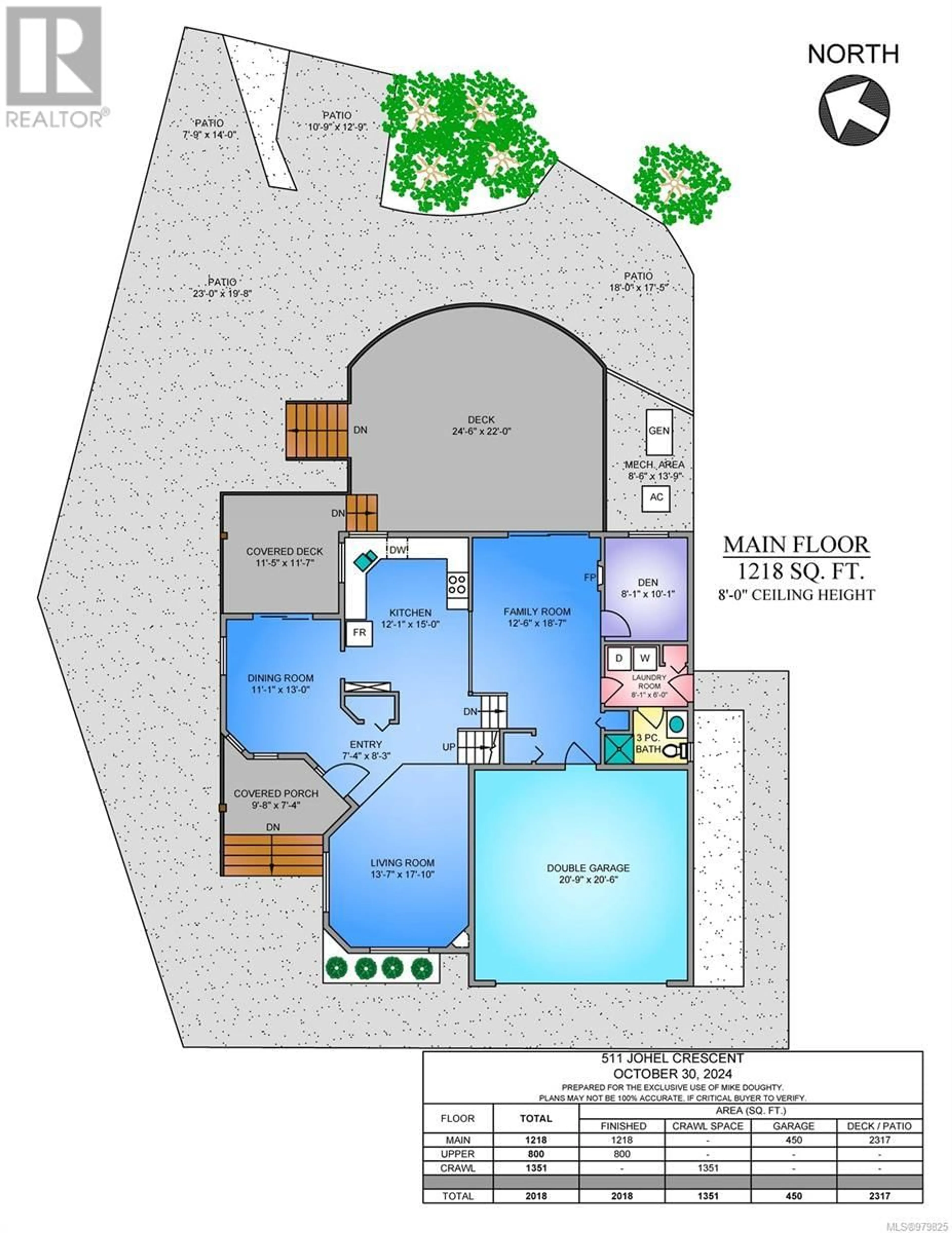 Floor plan for 511 Johel Cres, Lake Cowichan British Columbia V0R2G1