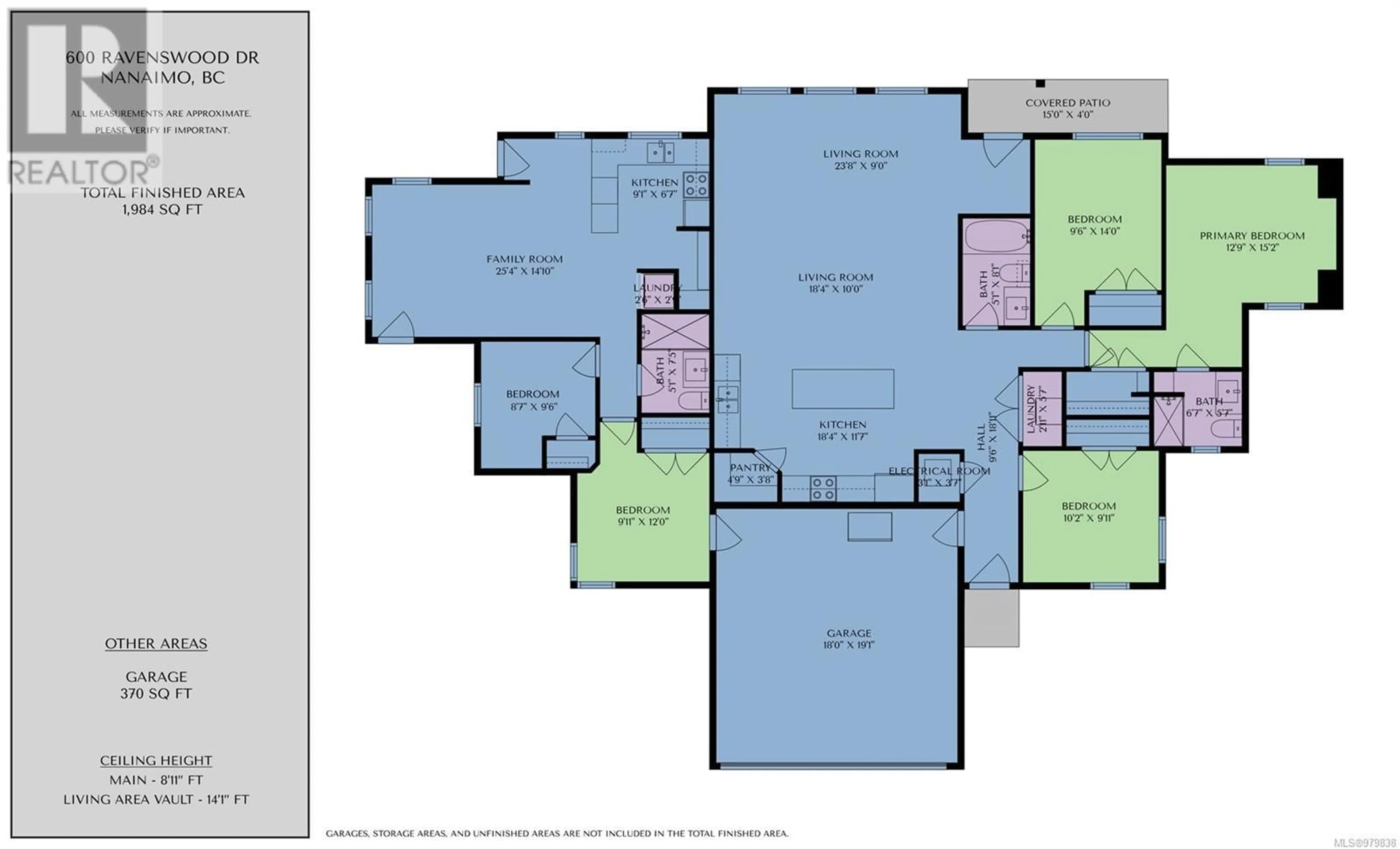 Floor plan for 600 Ravenswood Dr, Nanaimo British Columbia V9R0J6