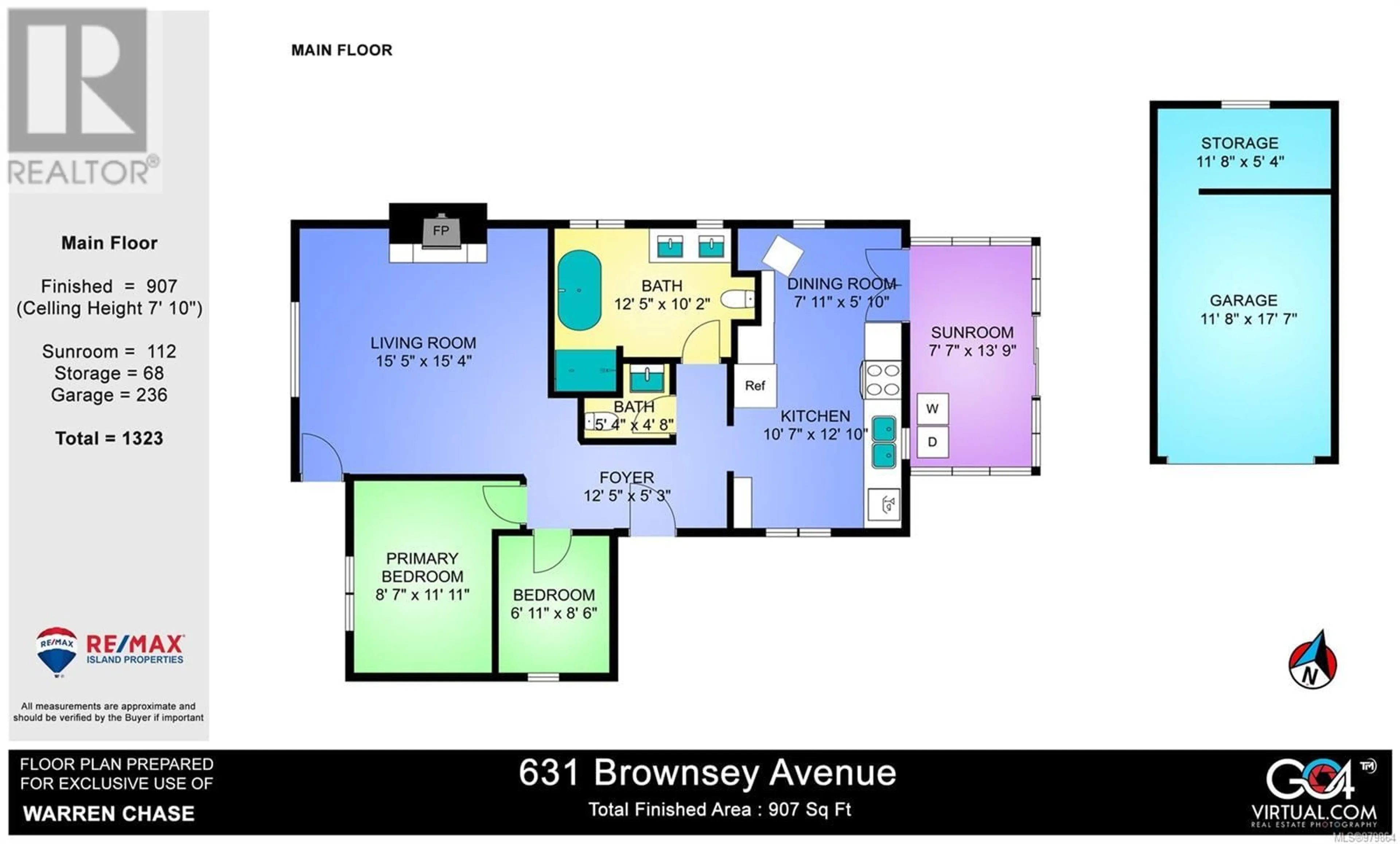 Floor plan for 631 Brownsey Ave, Duncan British Columbia V9L1K1