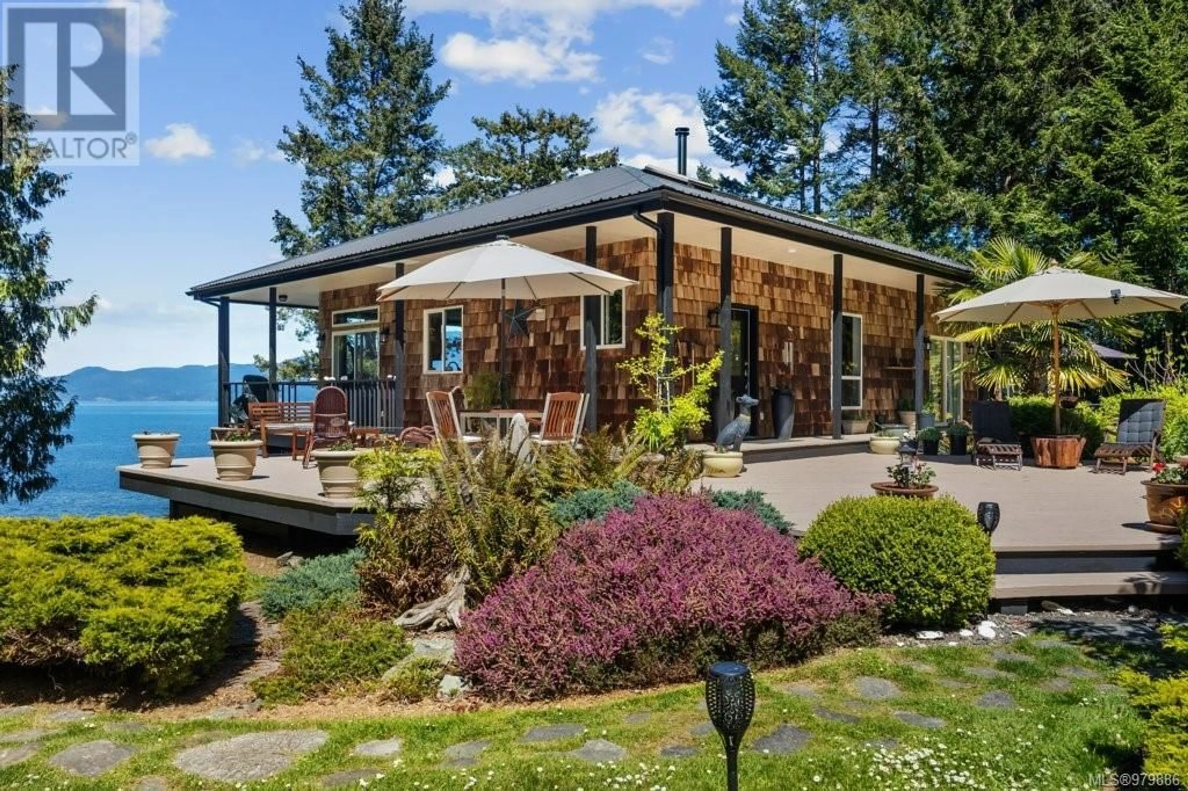 Patio, cottage for 777 Mine Rd, Lasqueti Island British Columbia V0R2J0