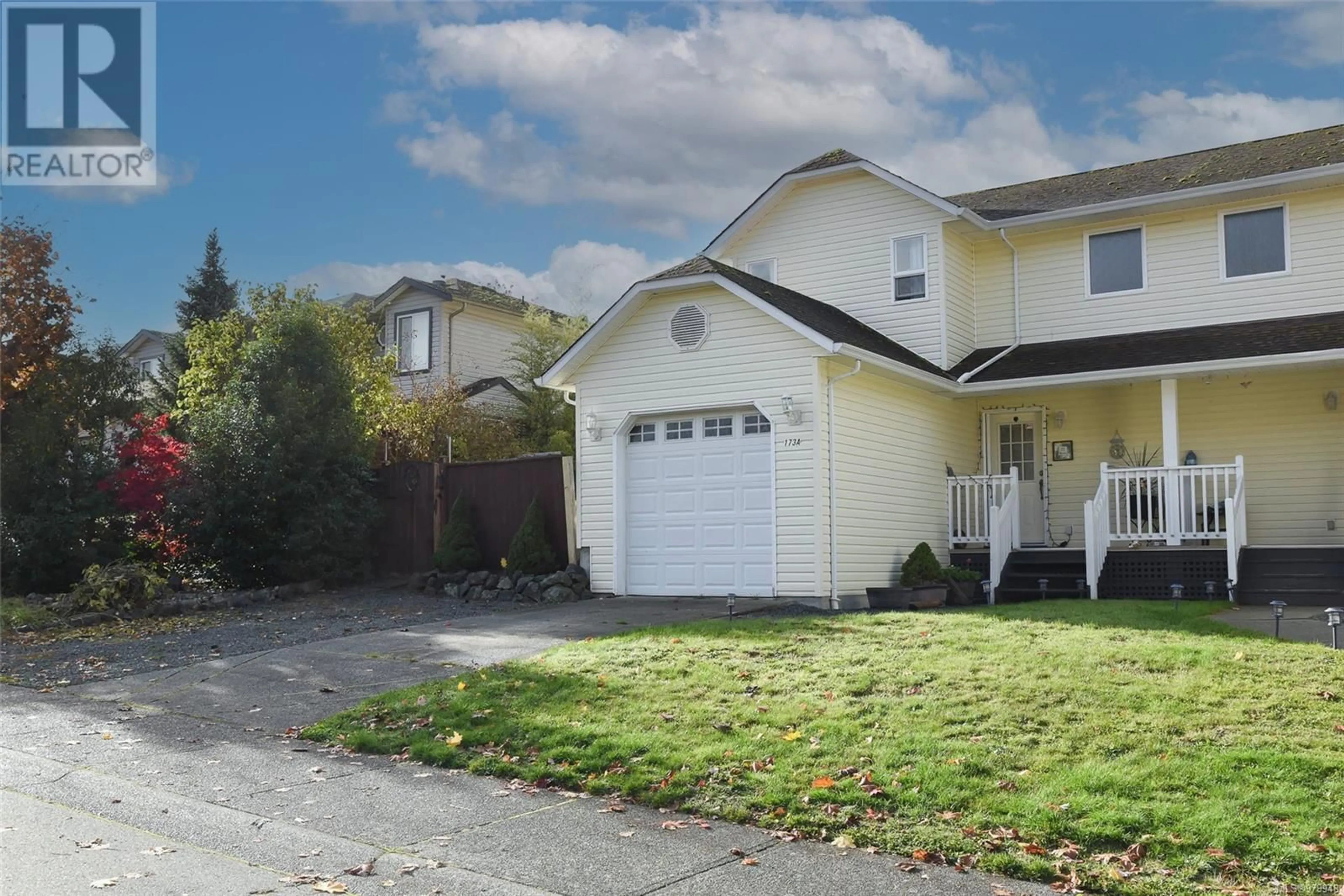 Frontside or backside of a home, the street view for A 173 Archery Cres, Courtenay British Columbia V9N8Y1