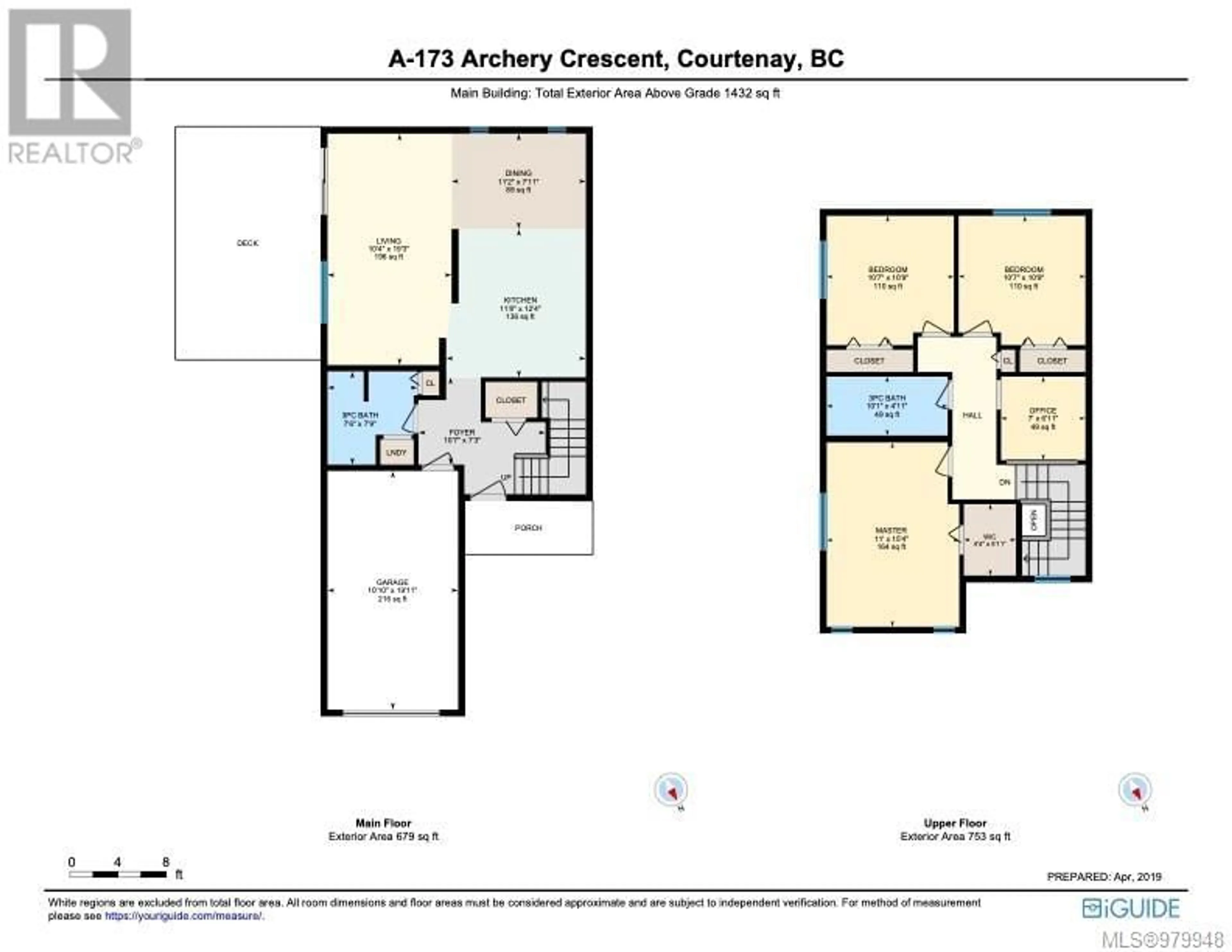 Floor plan for A 173 Archery Cres, Courtenay British Columbia V9N8Y1