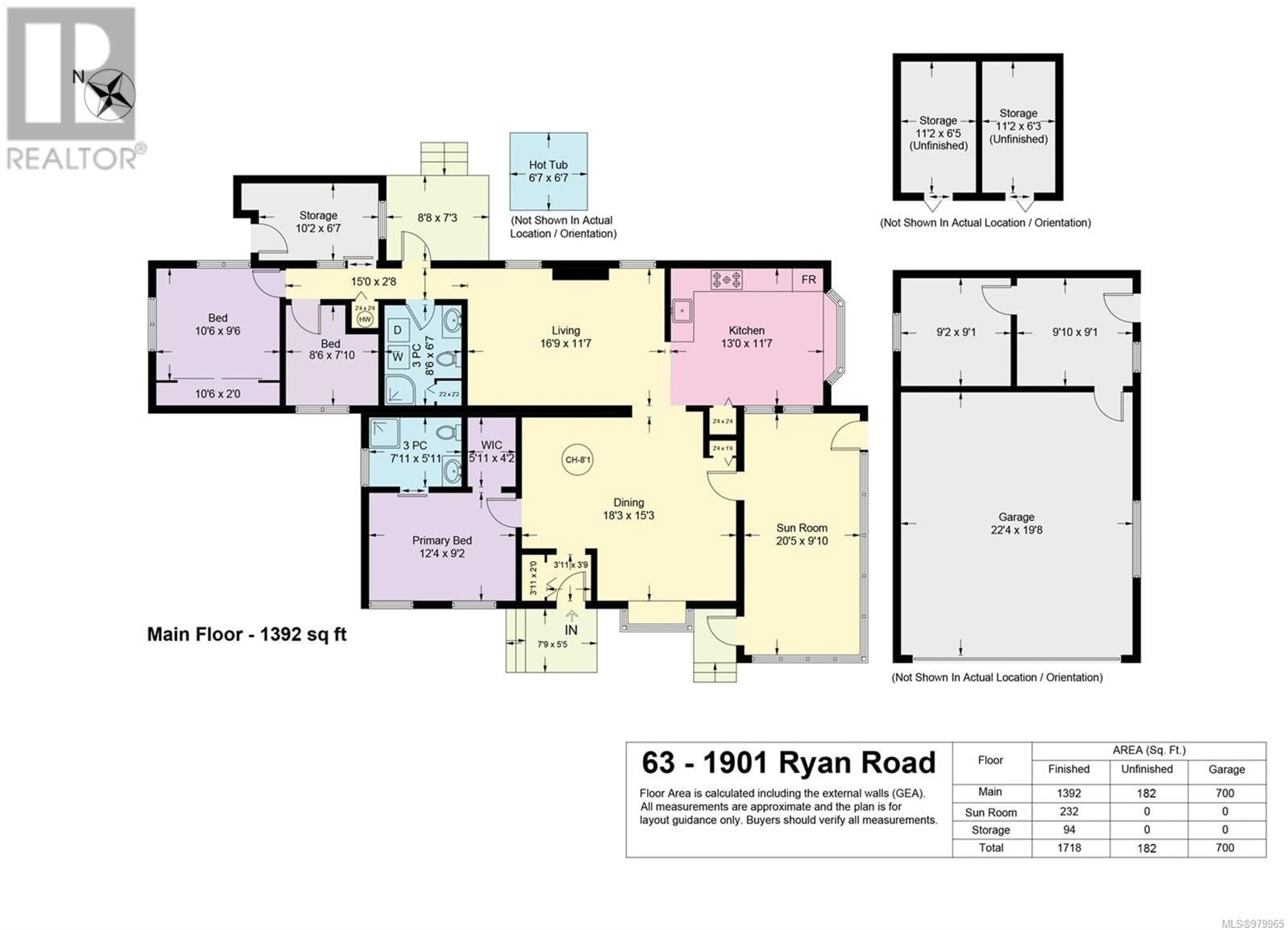 Floor plan for 63 1901 Ryan Rd, Comox British Columbia V9M4E1