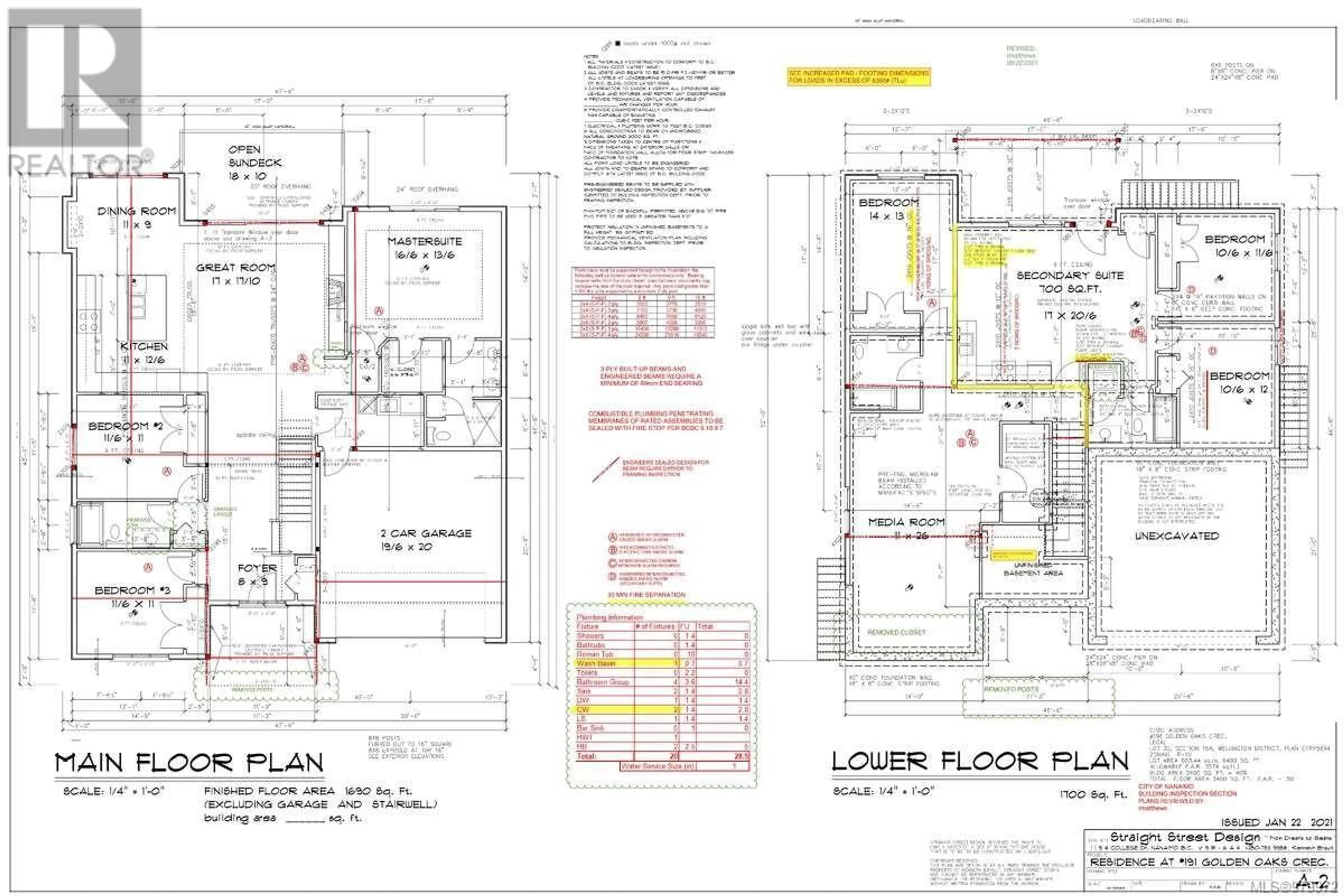 Floor plan for 191 Golden Oaks Cres, Nanaimo British Columbia V9T0K8