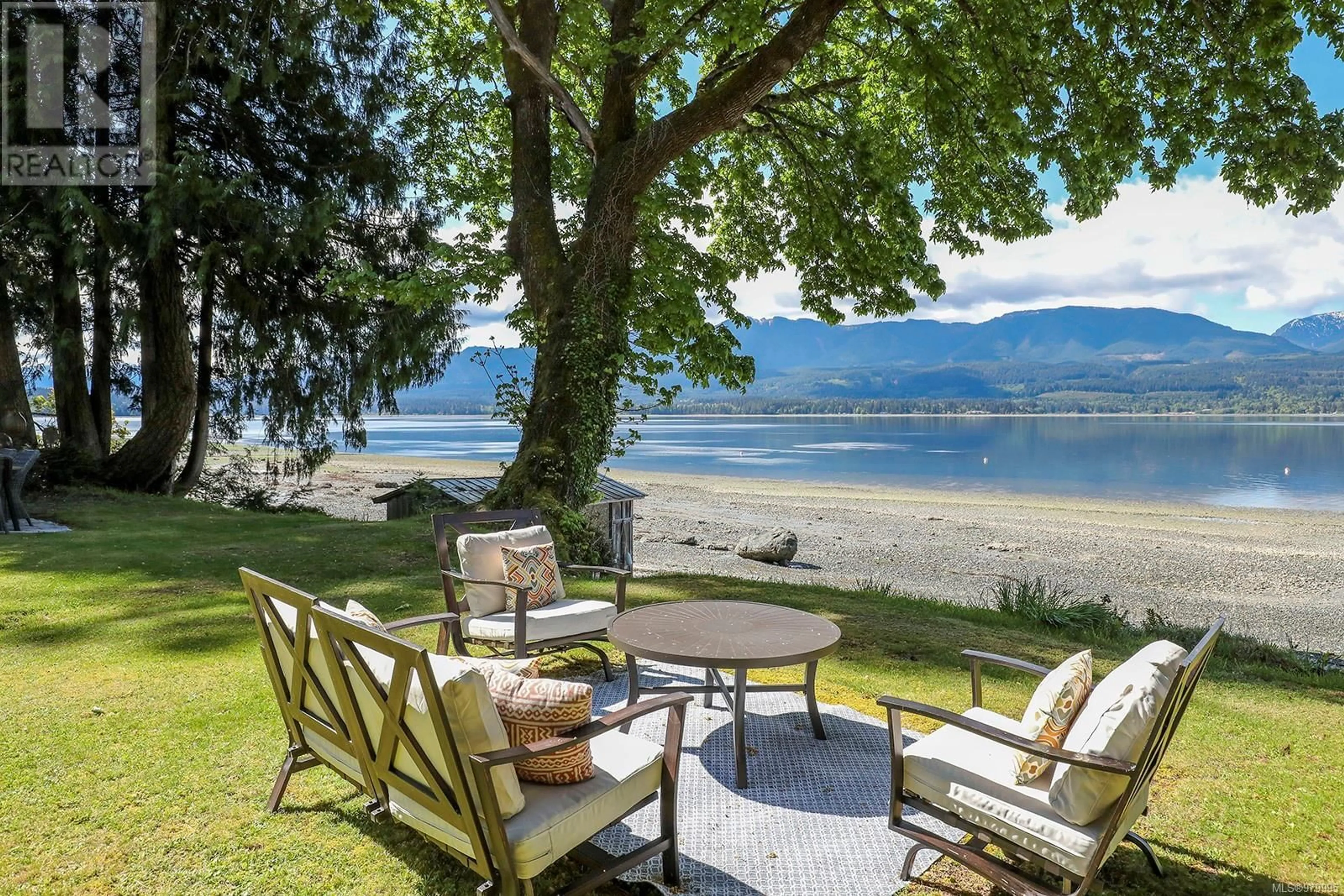 Patio, the view of lake or river for 5791 Lacon Rd, Denman Island British Columbia V0R1T0