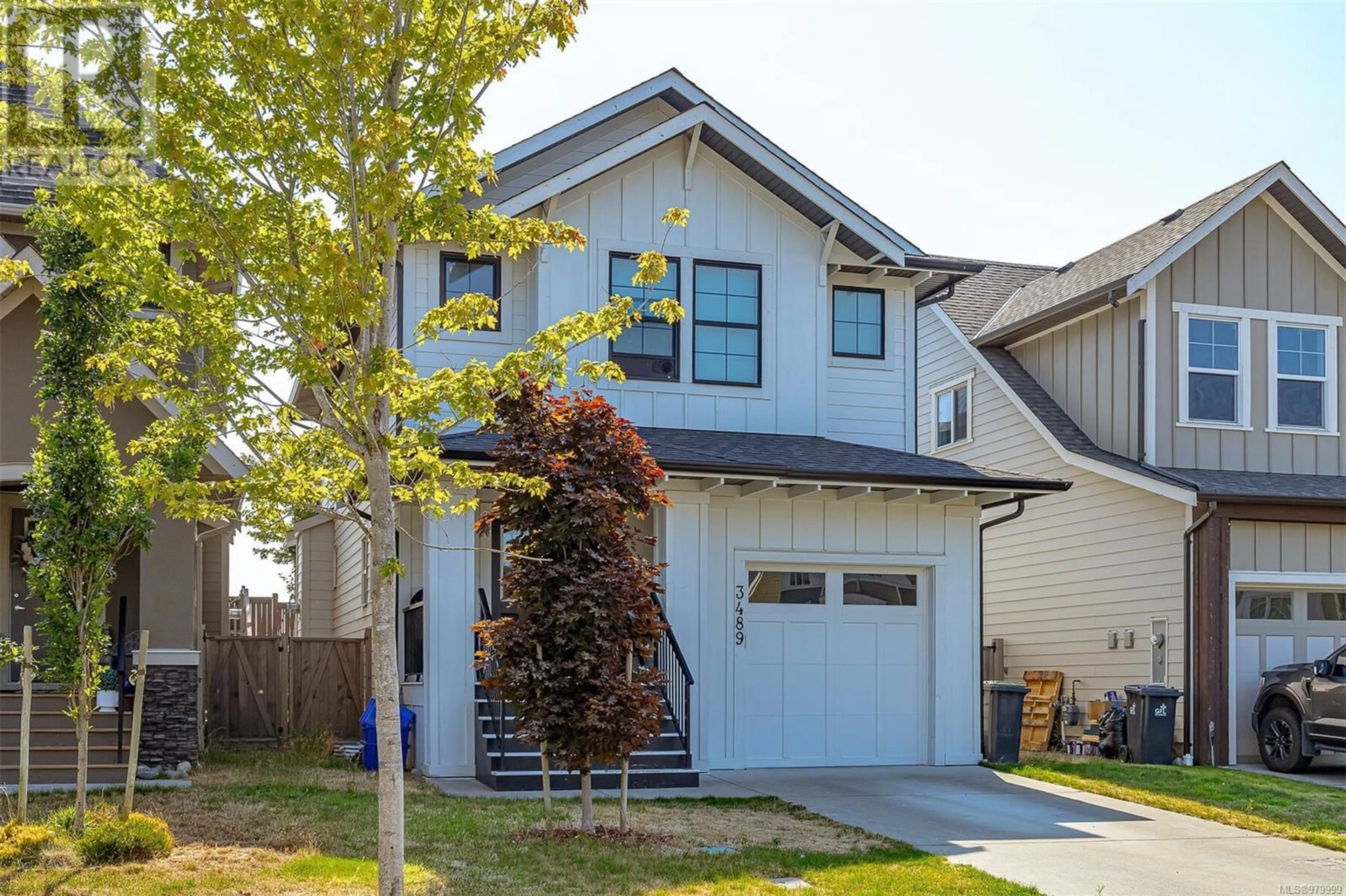 Frontside or backside of a home, the street view for 3489 Curlew St, Colwood British Columbia V9C0N3