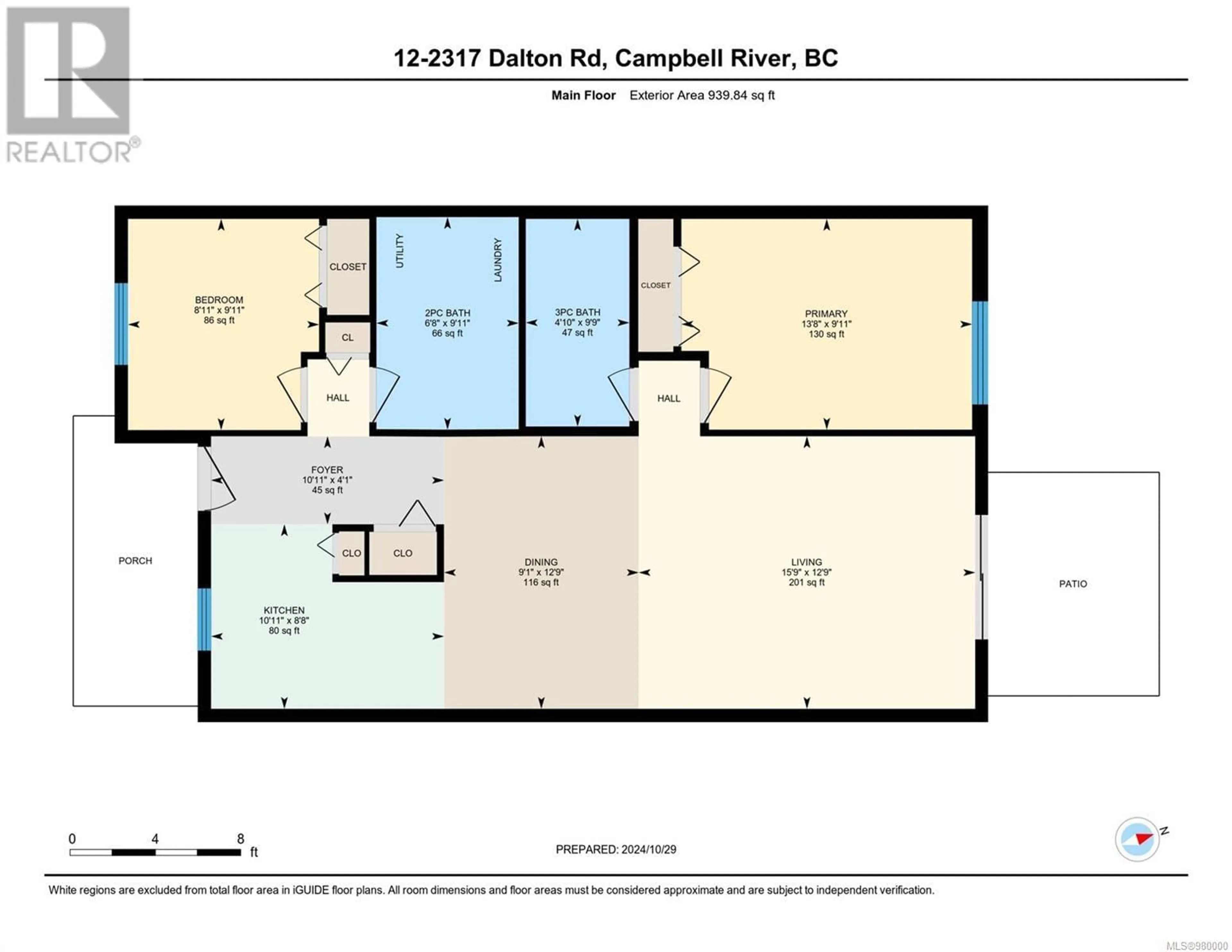 Floor plan for 12 2317 Dalton Rd, Campbell River British Columbia V9W1H7