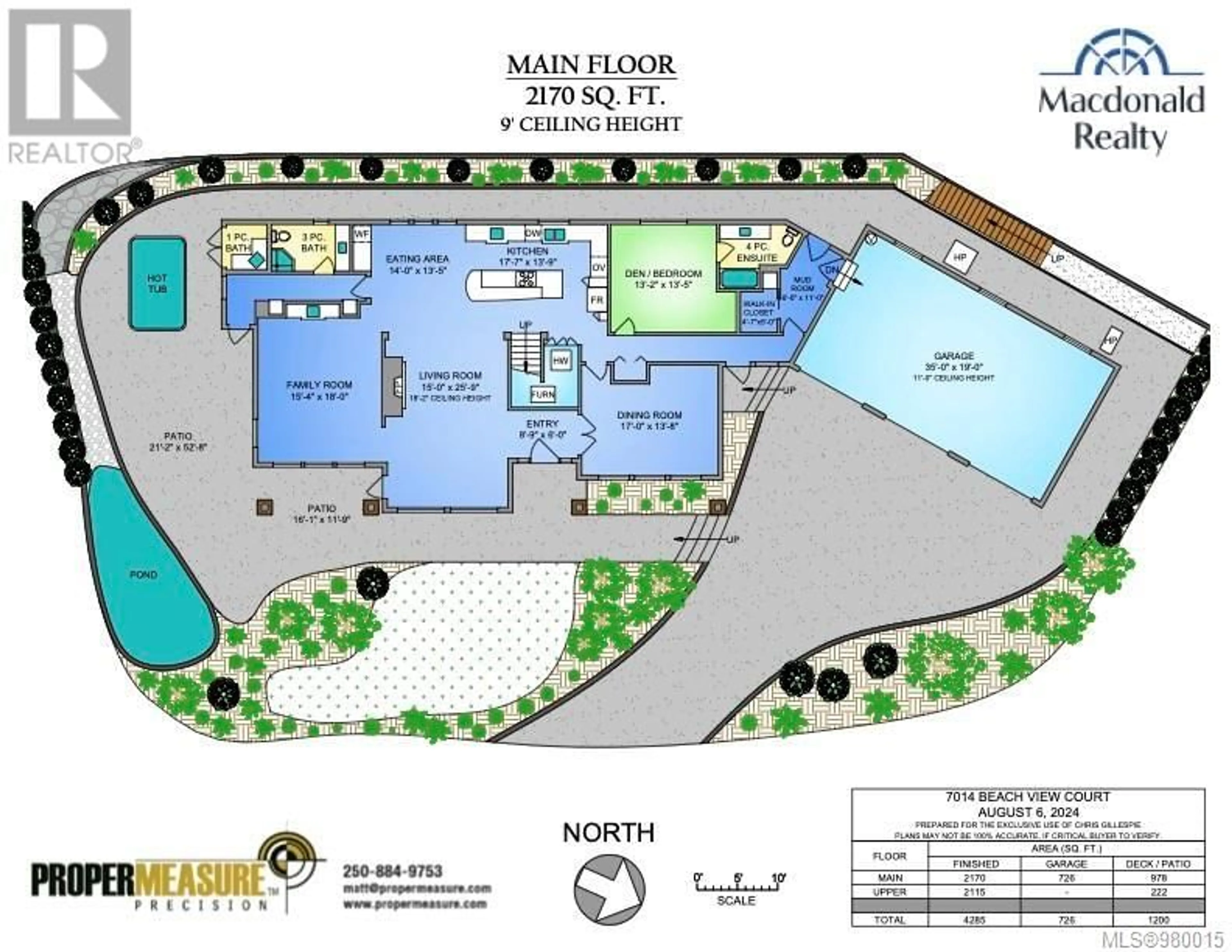 Floor plan for 7014 Beach View Crt, Central Saanich British Columbia V8M2J7