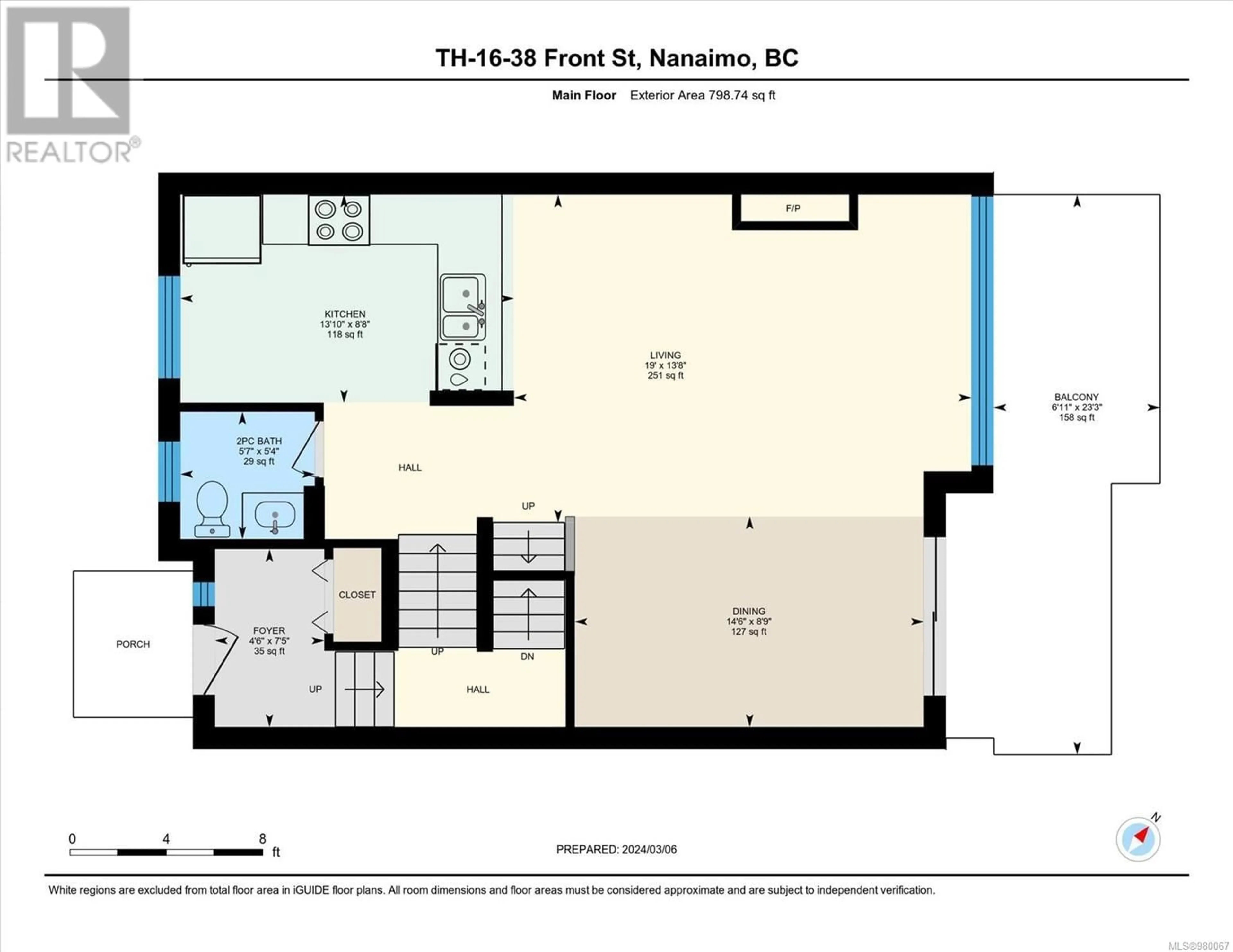 Floor plan for TH16 38 Front St, Nanaimo British Columbia V9R0B8