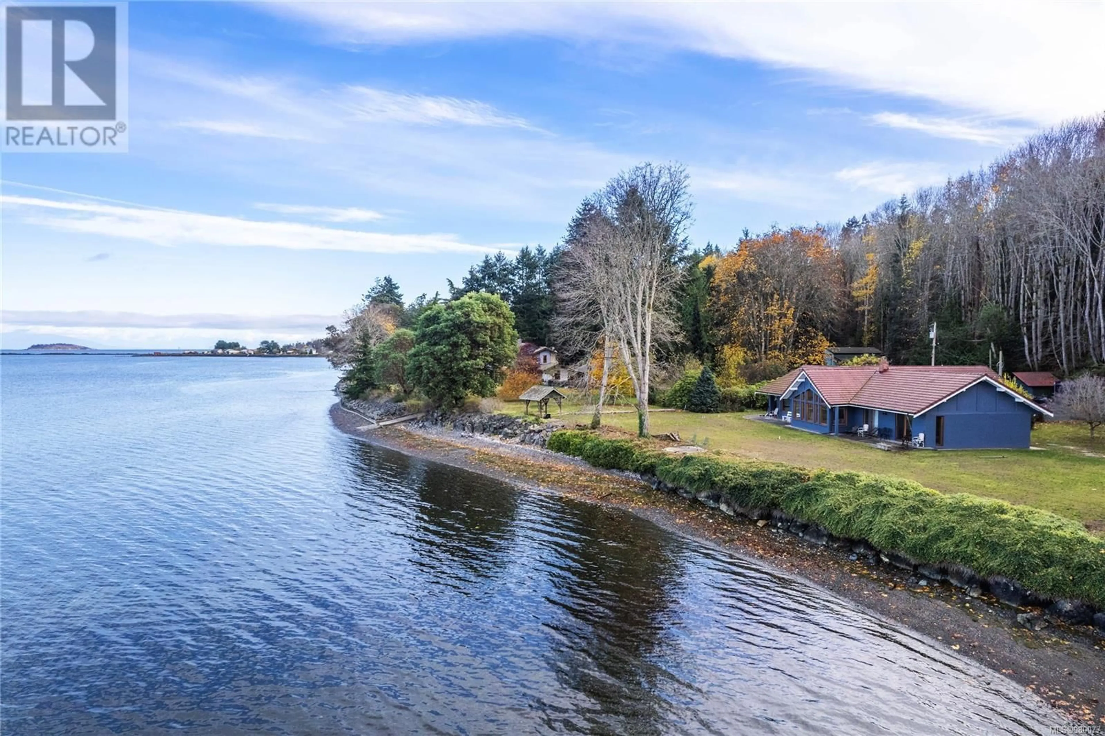 A pic from exterior of the house or condo, the view of lake or river for 8380 Sabre Rd, Lantzville British Columbia V0R2H0