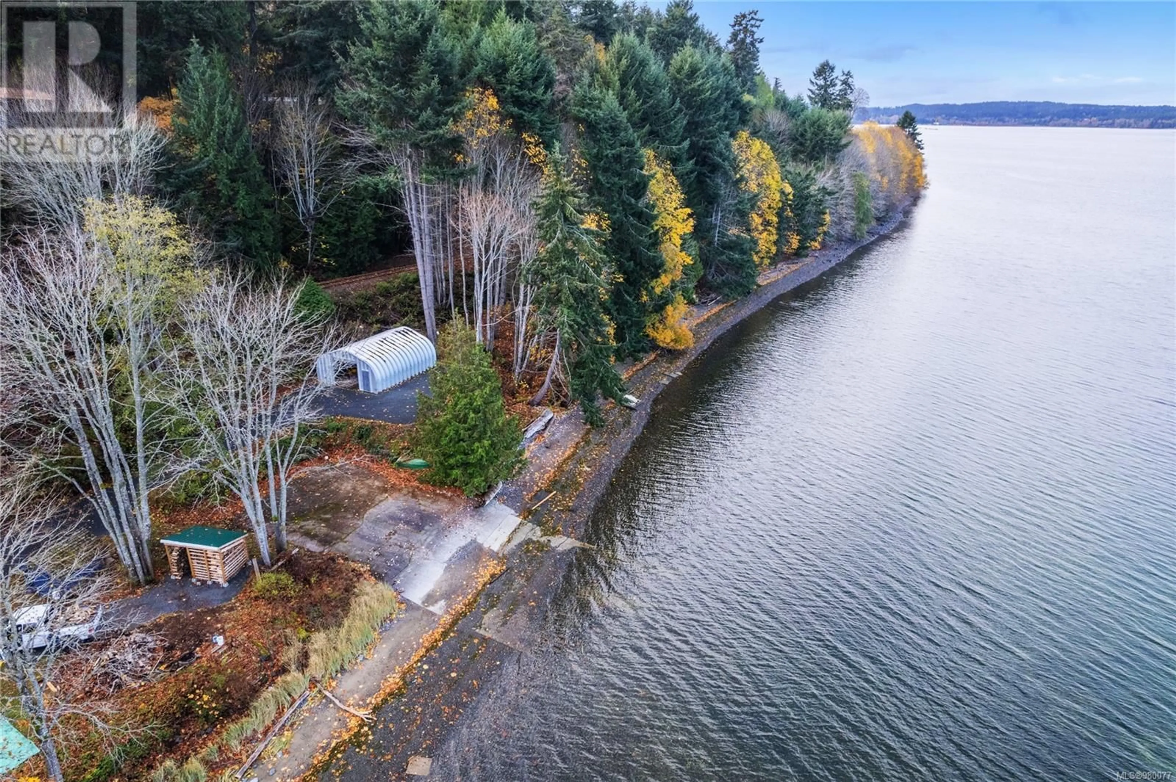 A pic from exterior of the house or condo, the view of lake or river for 8380 Sabre Rd, Lantzville British Columbia V0R2H0