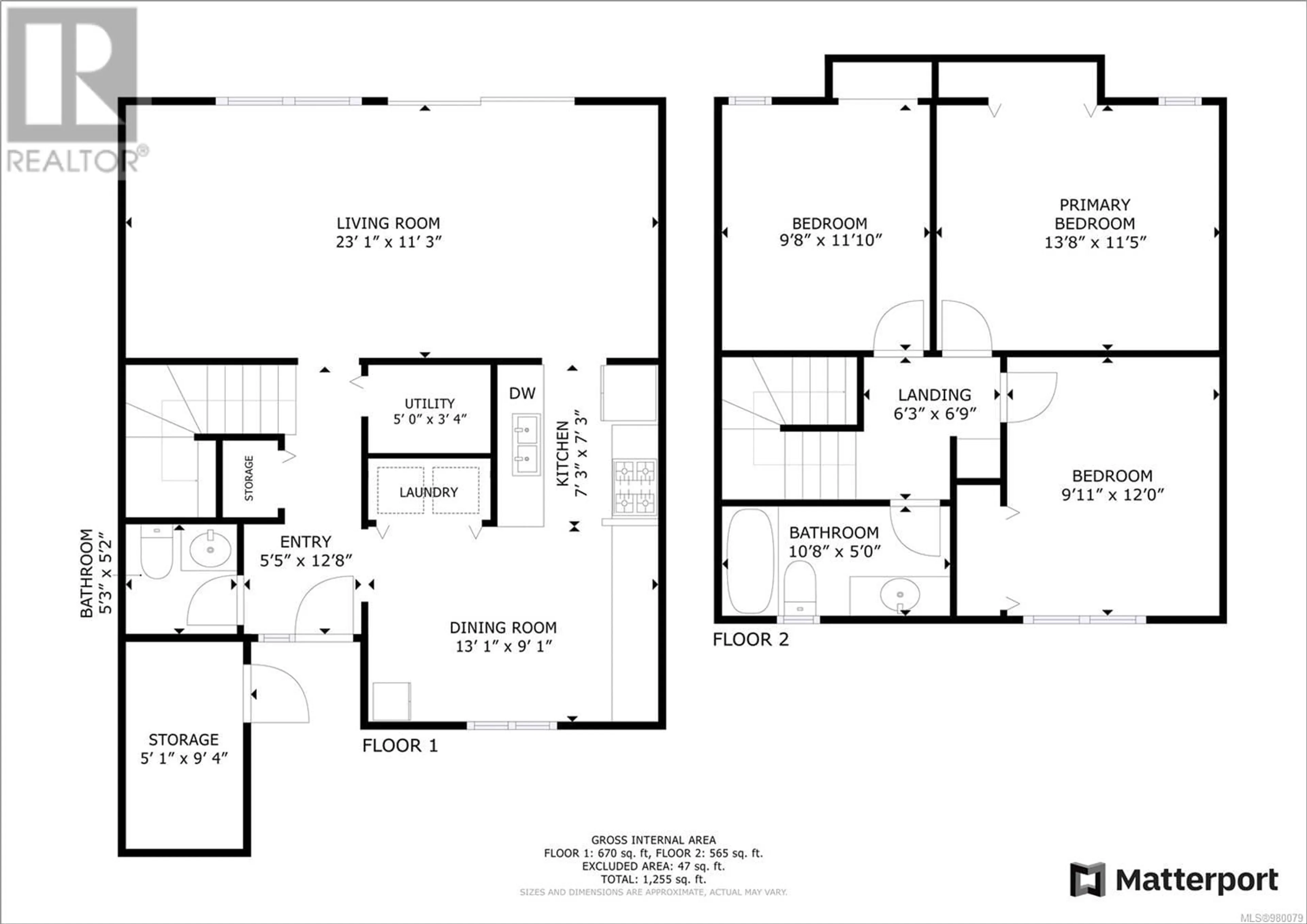 Floor plan for 2 1440 13th St, Courtenay British Columbia V9N6C1