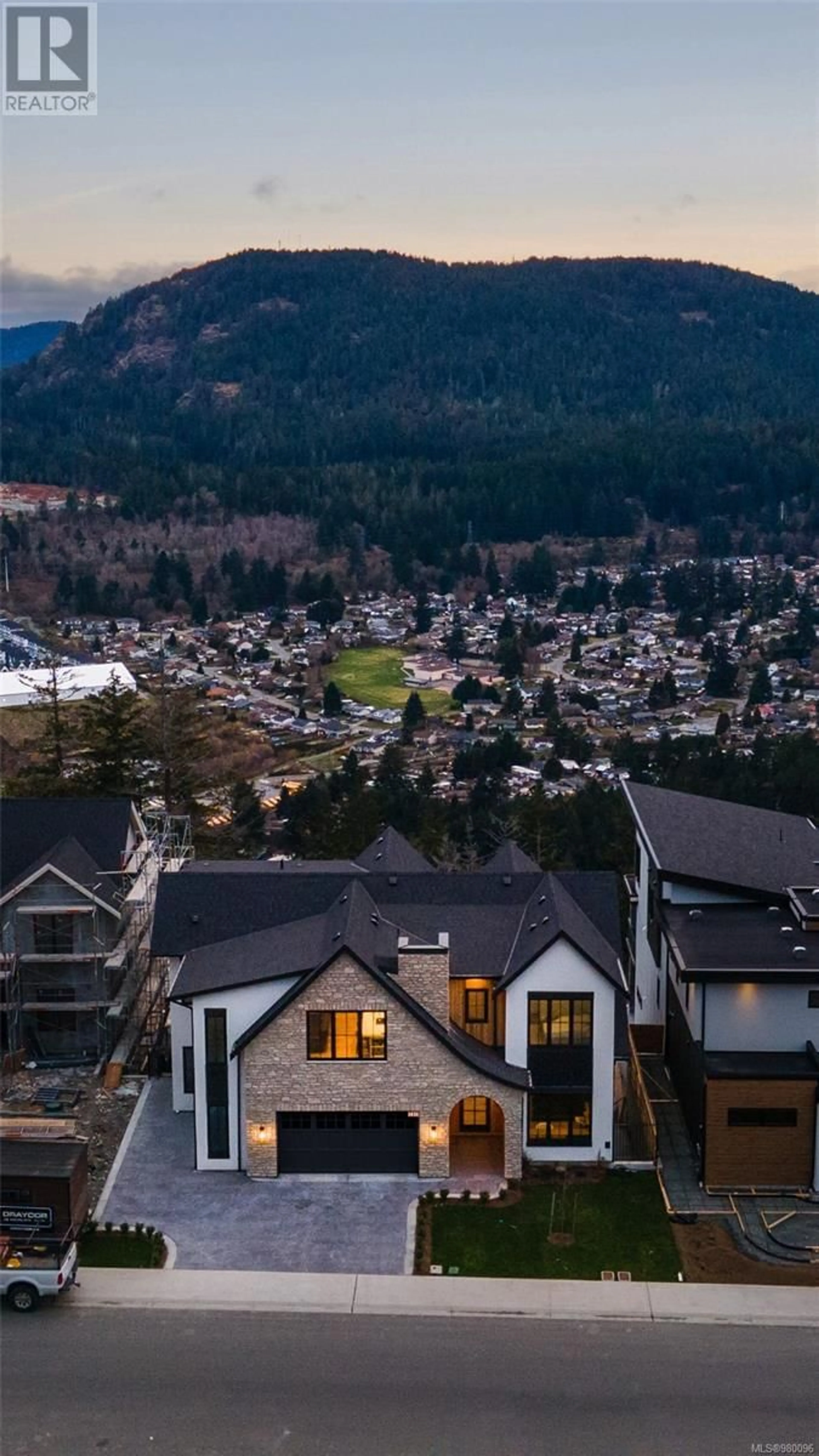 Frontside or backside of a home, the view of mountain for 1416 Pinehurst Pl, Langford British Columbia V9B3S3