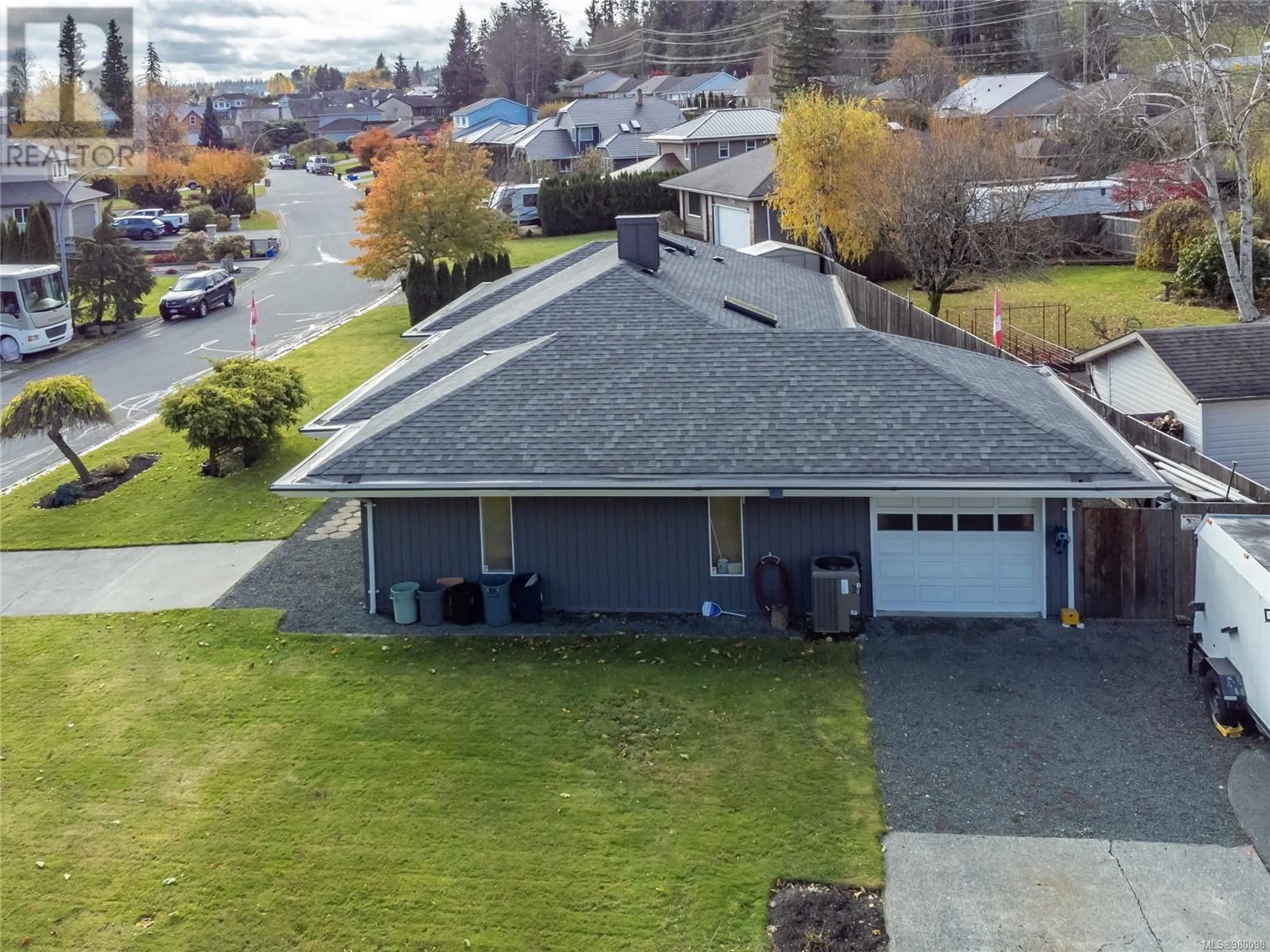 Frontside or backside of a home, the street view for 1776 Whistler Way, Campbell River British Columbia V9W6R2