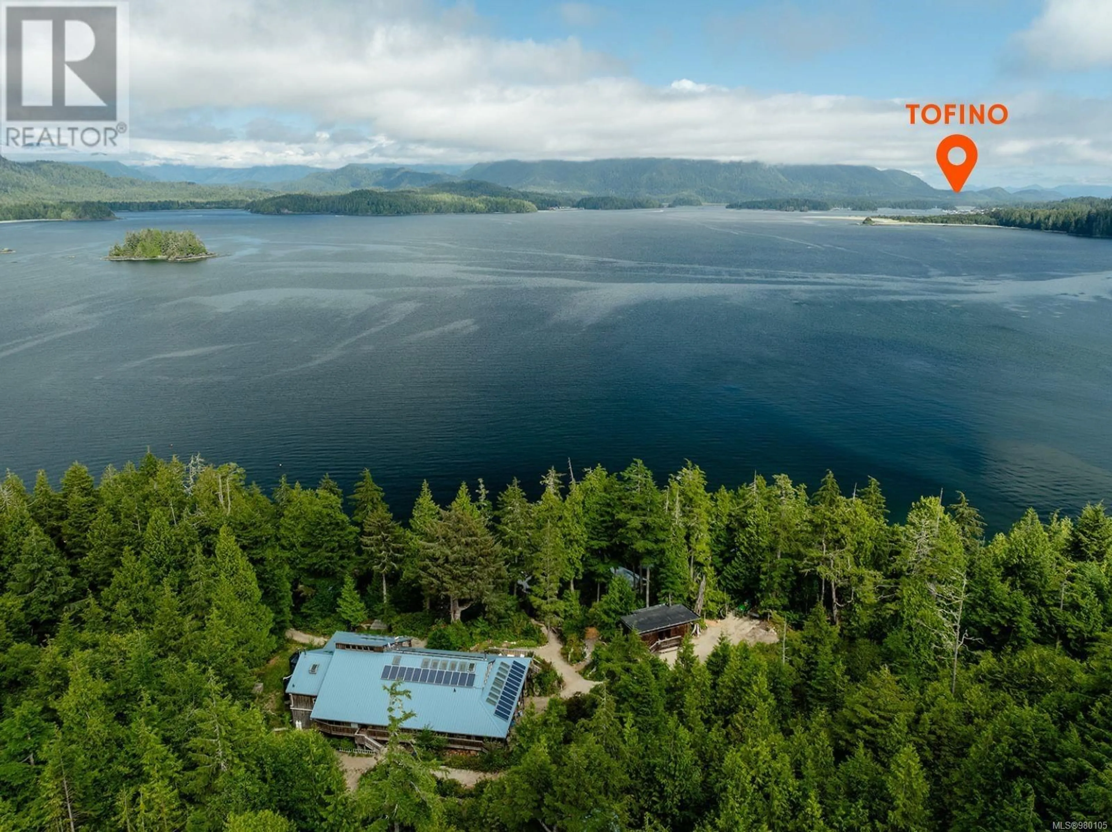 A pic from exterior of the house or condo, lake for LT 1 Vargas Island, Tofino British Columbia V0R2Z0